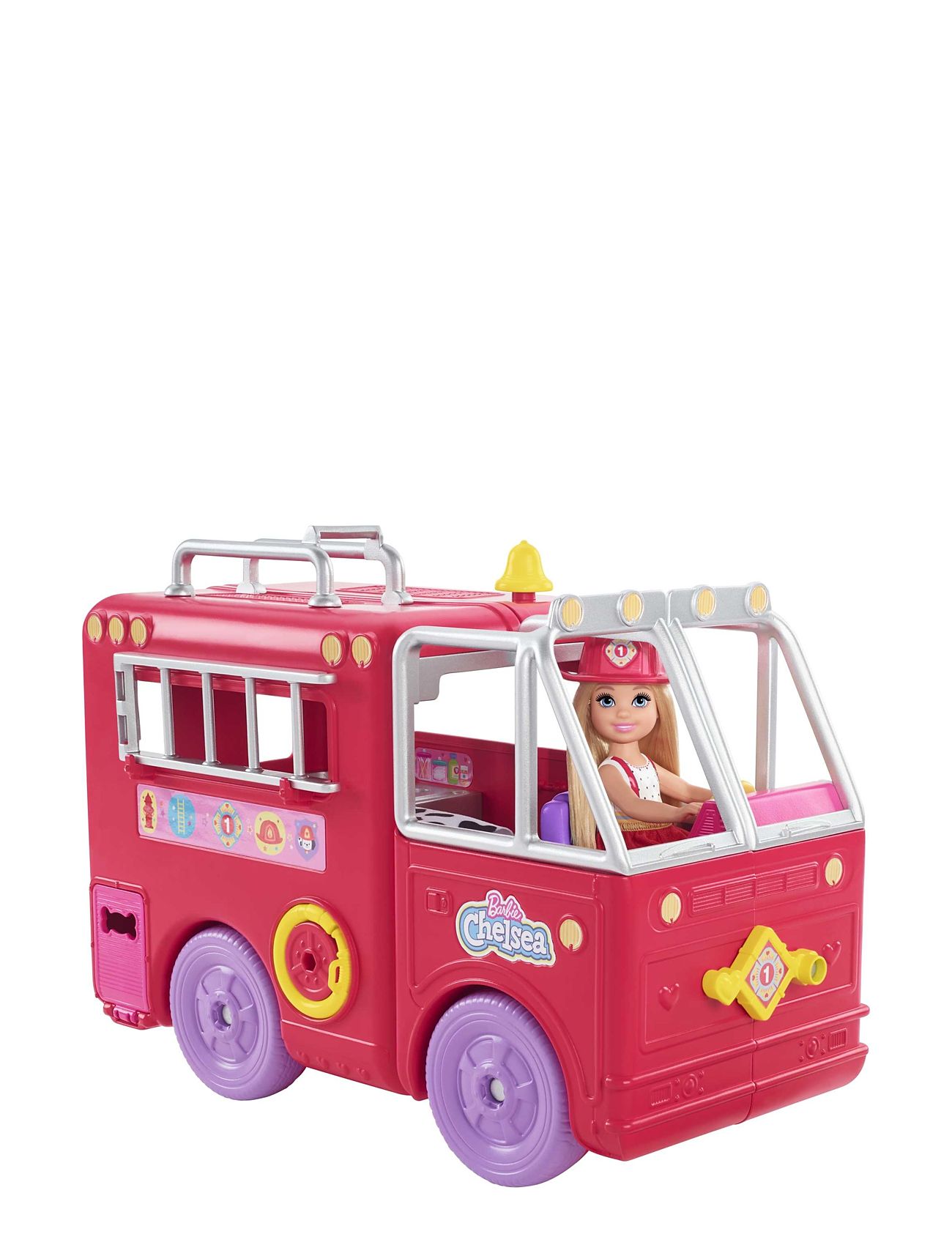Chelsea Fire Truck Vehicle Toys Dolls & Accessories Dolls Multi/patterned Barbie