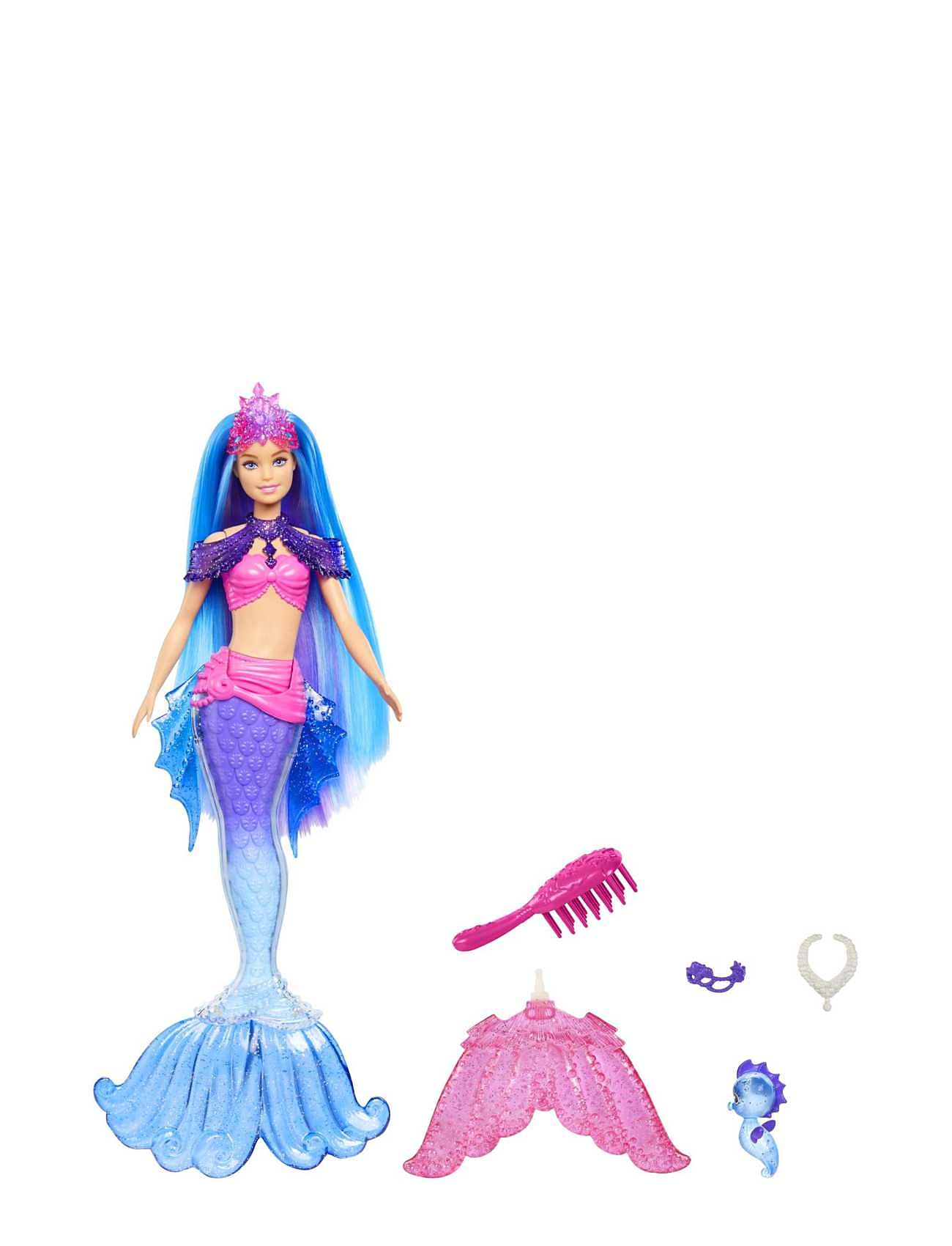 Mermaid Power Doll And Accessories Toys Dolls & Accessories Dolls Blue Barbie