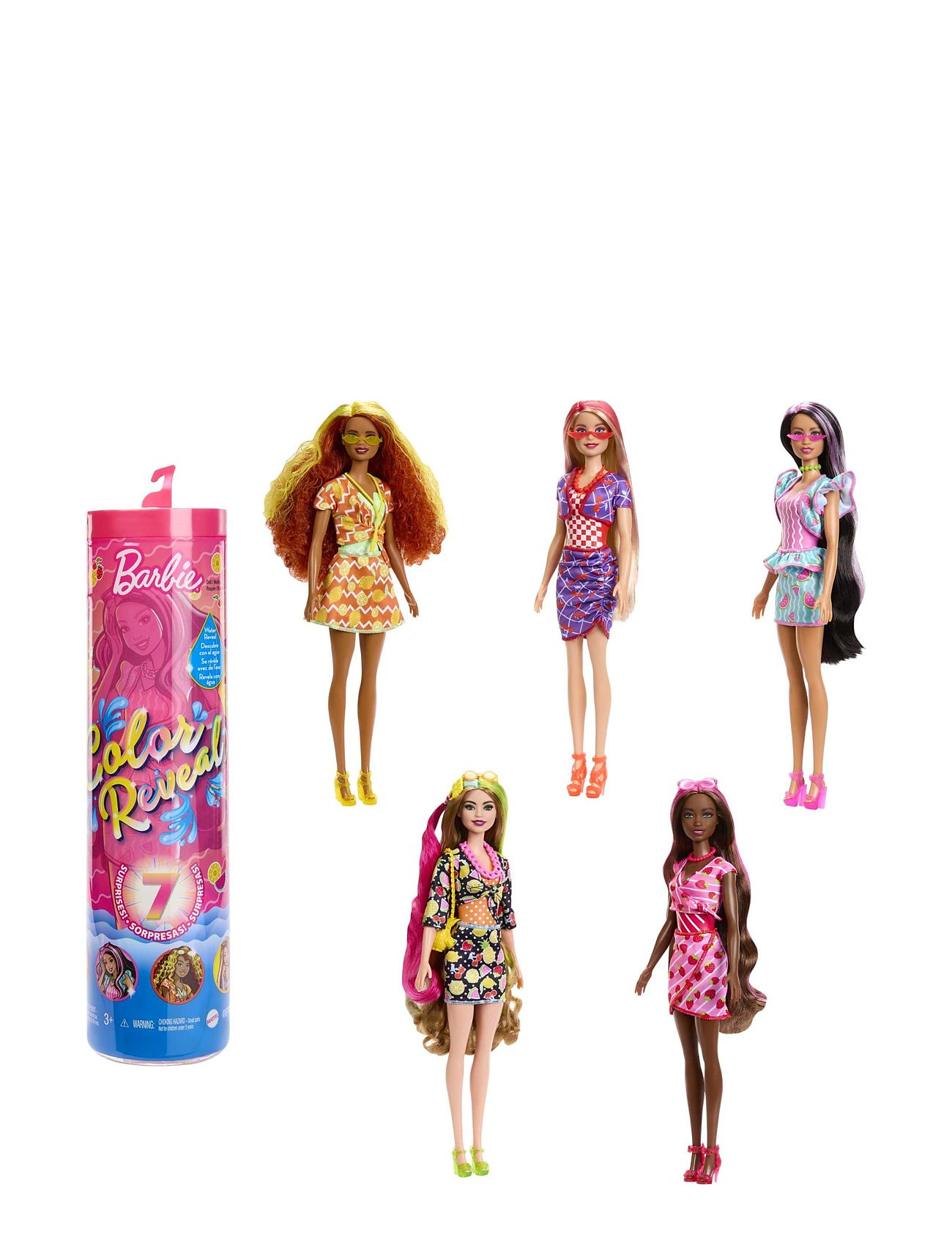 Color Reveal Doll Assortment Toys Dolls & Accessories Dolls Multi/patterned Barbie
