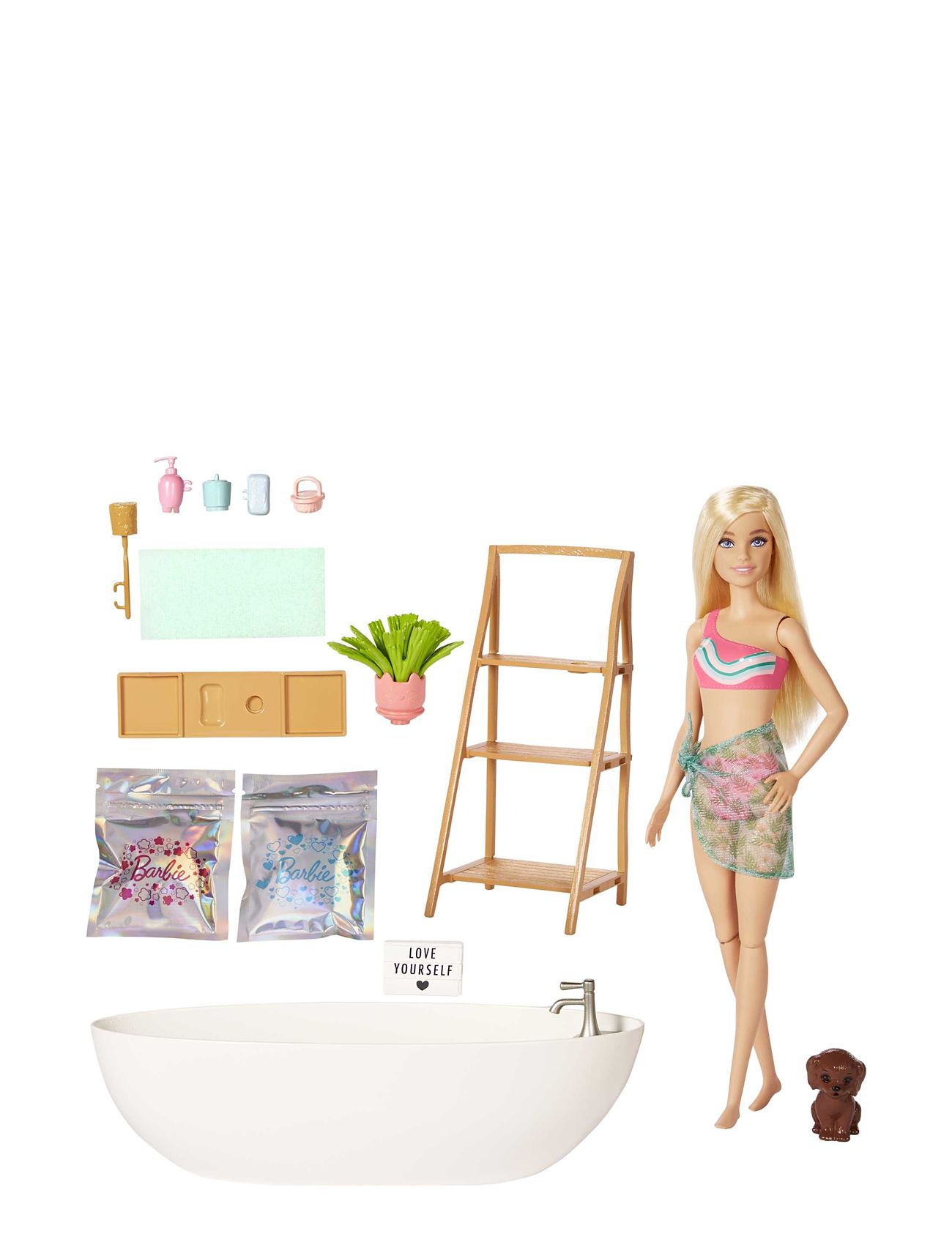 Fashionistas Confetti Bath Toys Dolls & Accessories Dolls Multi/patterned Barbie