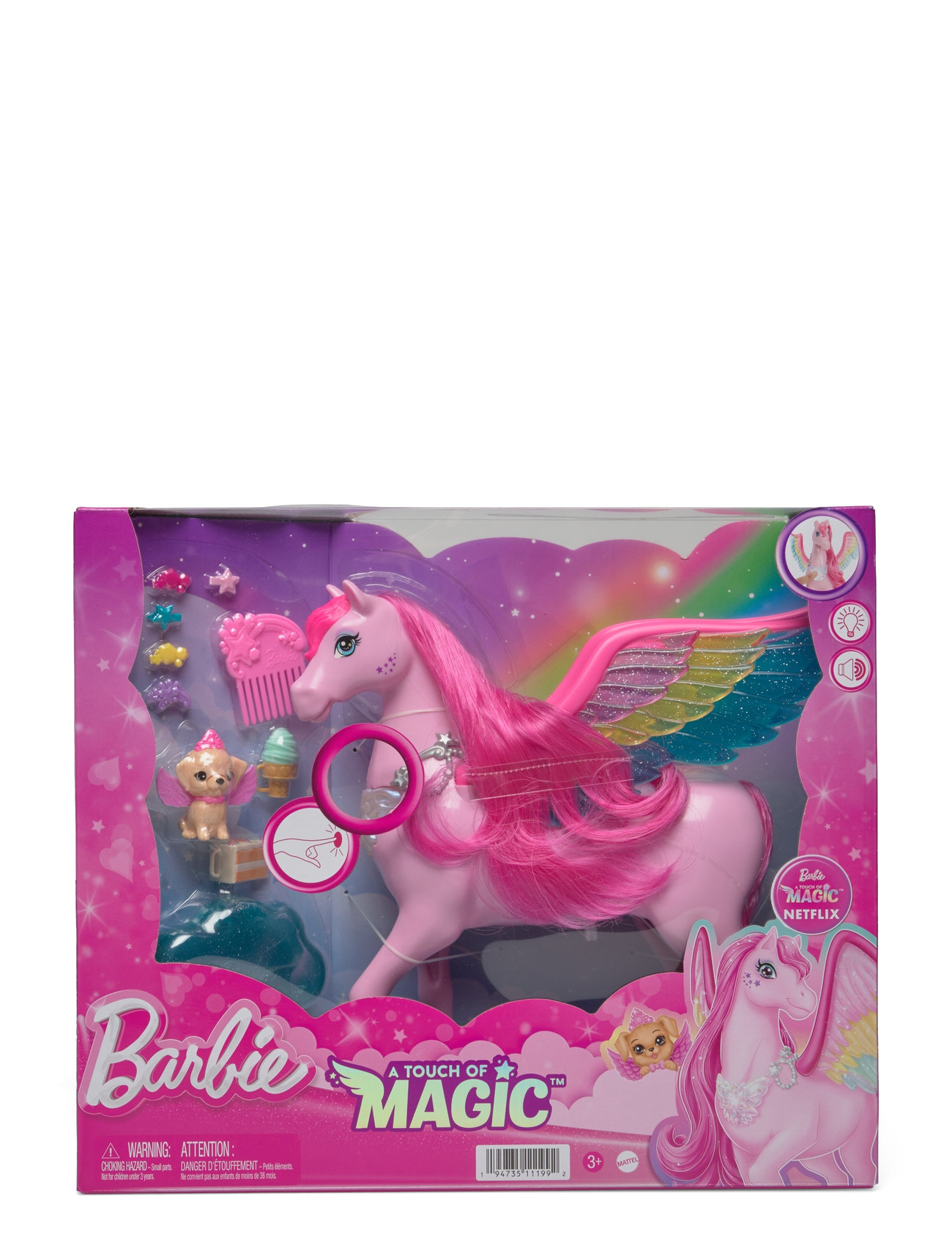 A Touch Of Magic Pegasus And Accessories Toys Dolls & Accessories Dolls Multi/patterned Barbie