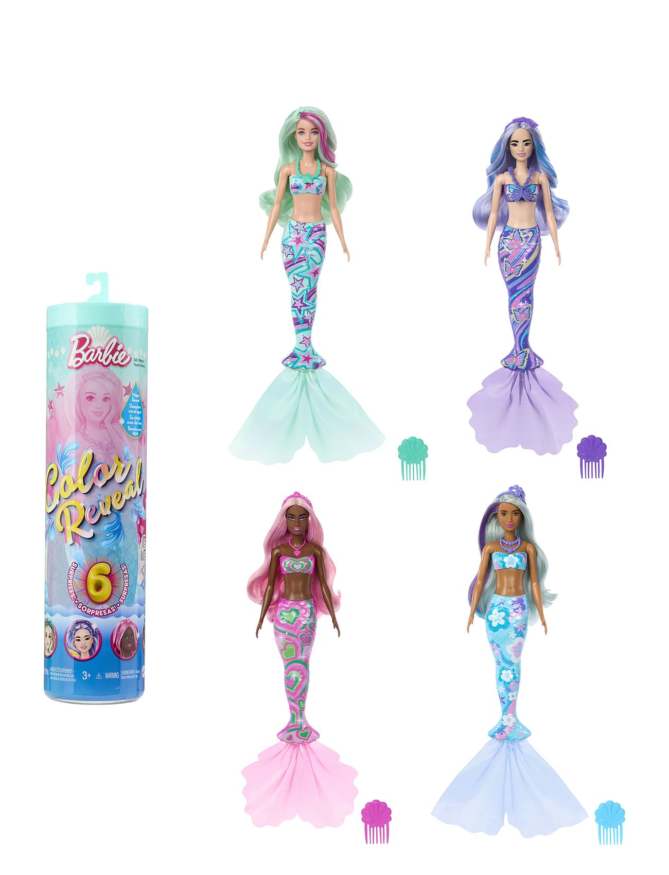 Barbie Color Reveal Doll Assortment Multi/patterned