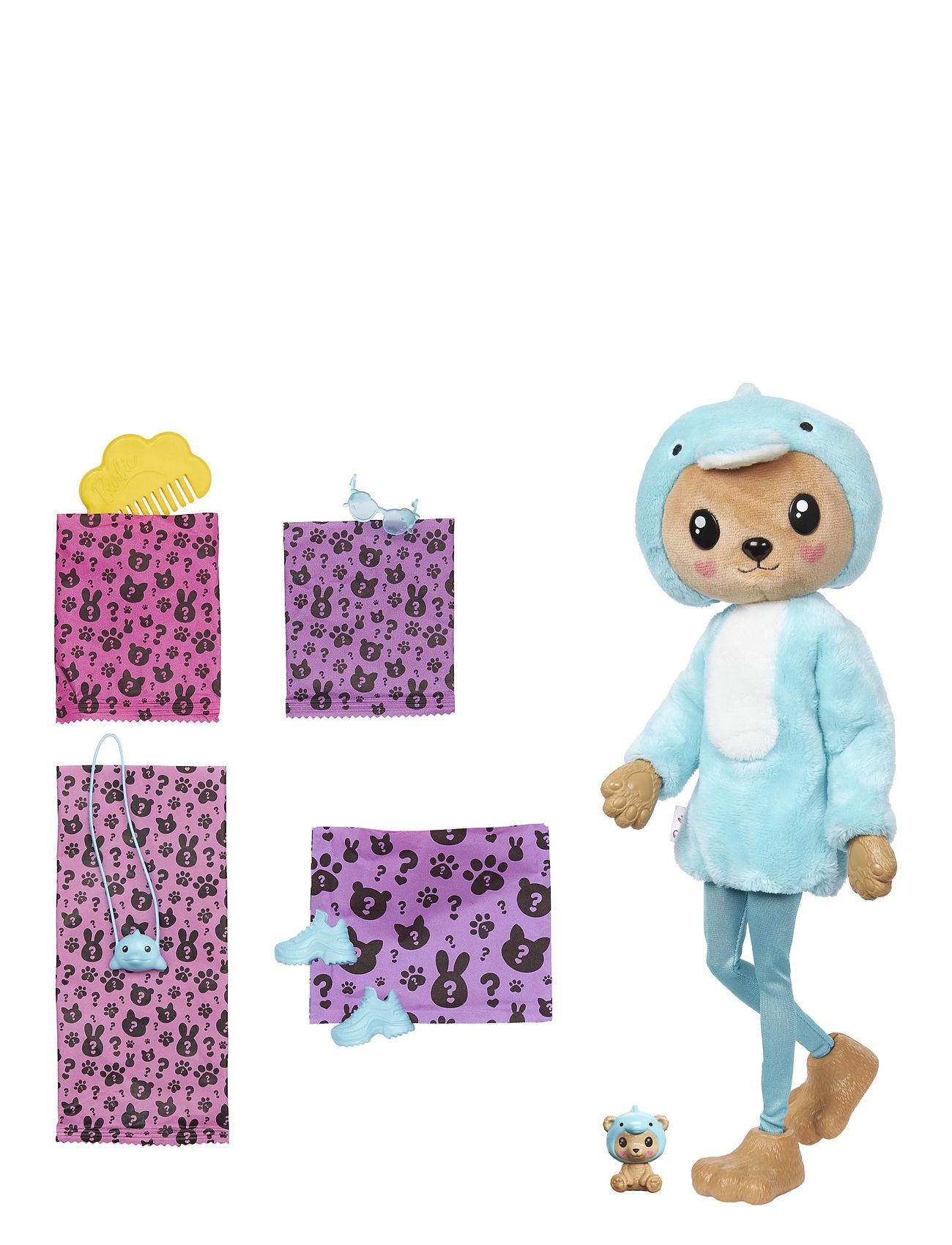 Cutie Reveal Doll Patterned Barbie 79837