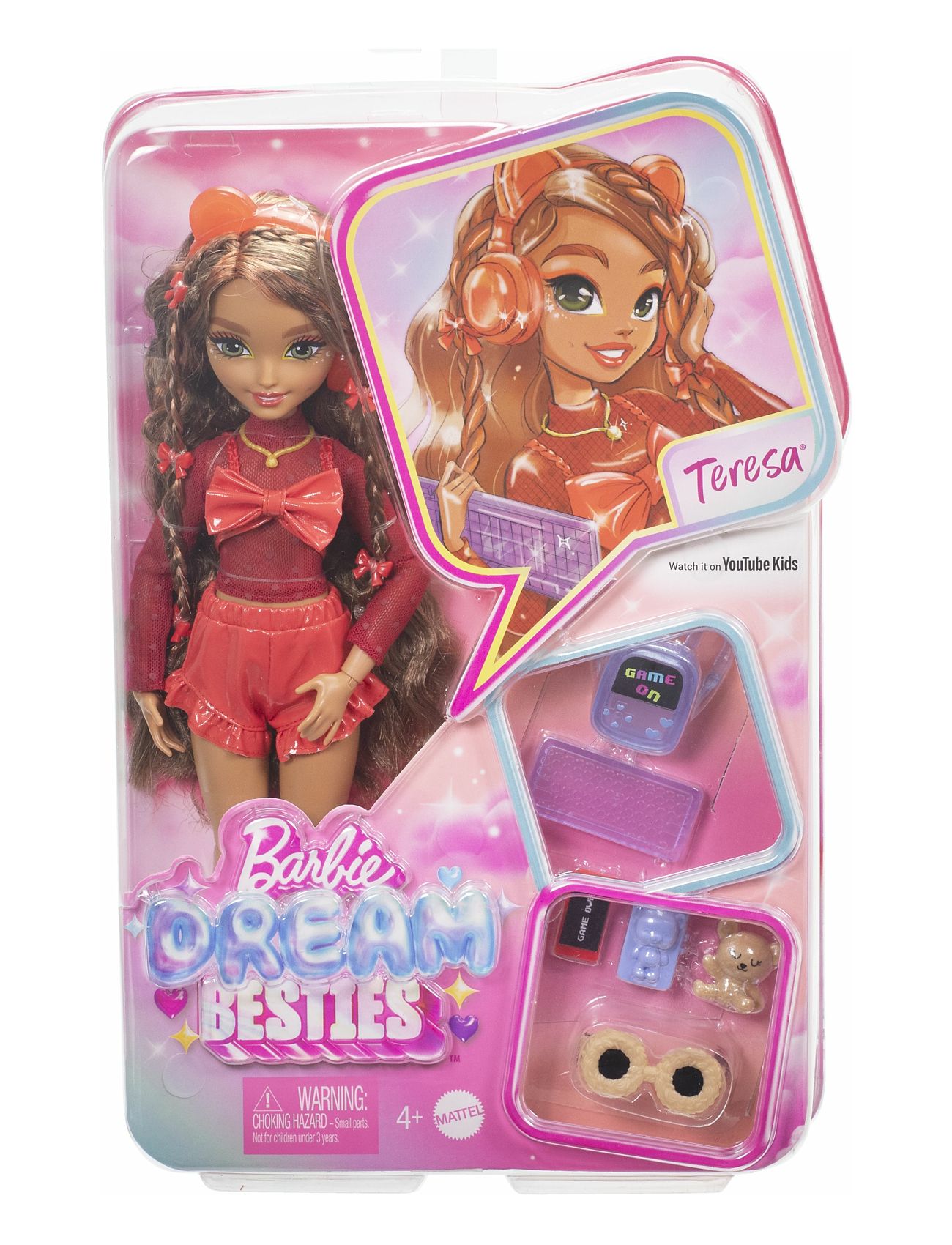 Dream Besties Teresa Doll And Accessories Patterned Barbie