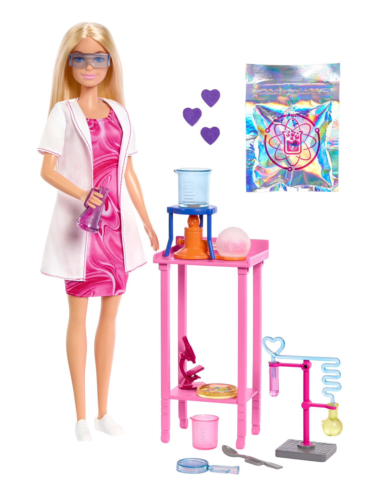 Scientist Doll And Accessories Toys Dolls & Accessories Dolls Multi/patterned Barbie