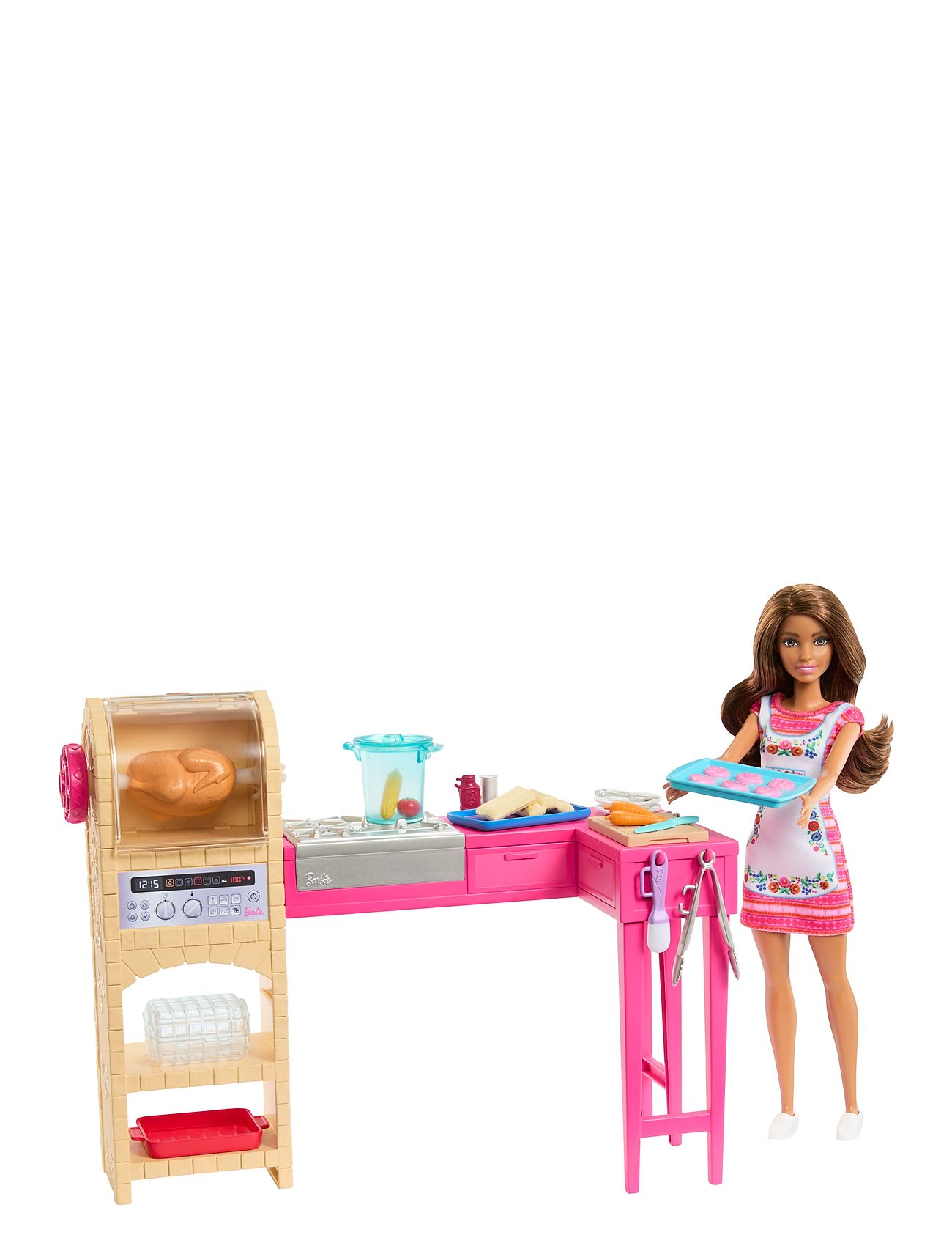 Barbie And Teresa Recipe For Friendship Teresa Doll And Playset Multi/patterned