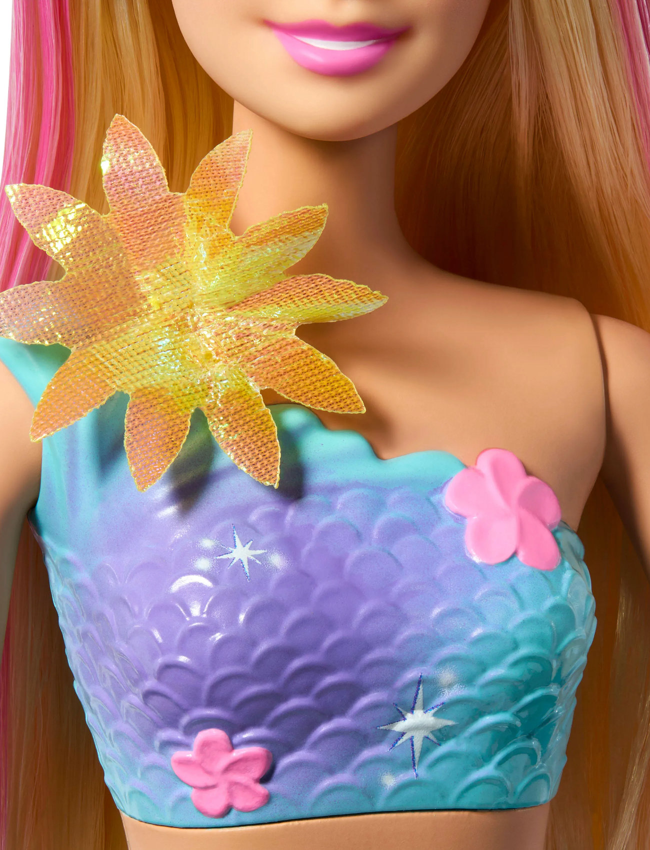 Barbie Barbie Fantasy Flower Magic Mermaid 1, One Size, Multi/patterned, Dukker Og Tilbehør > Dukker, Børn