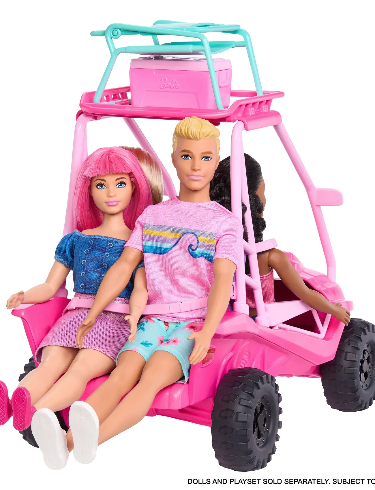 Barbie Mysteries: Beach Detectives Ultimate Beach Buggy Vehicle Playset With 10+ Accessories, One Size, Multi/patterned, Dukker Og Tilbehør > Dukker A
