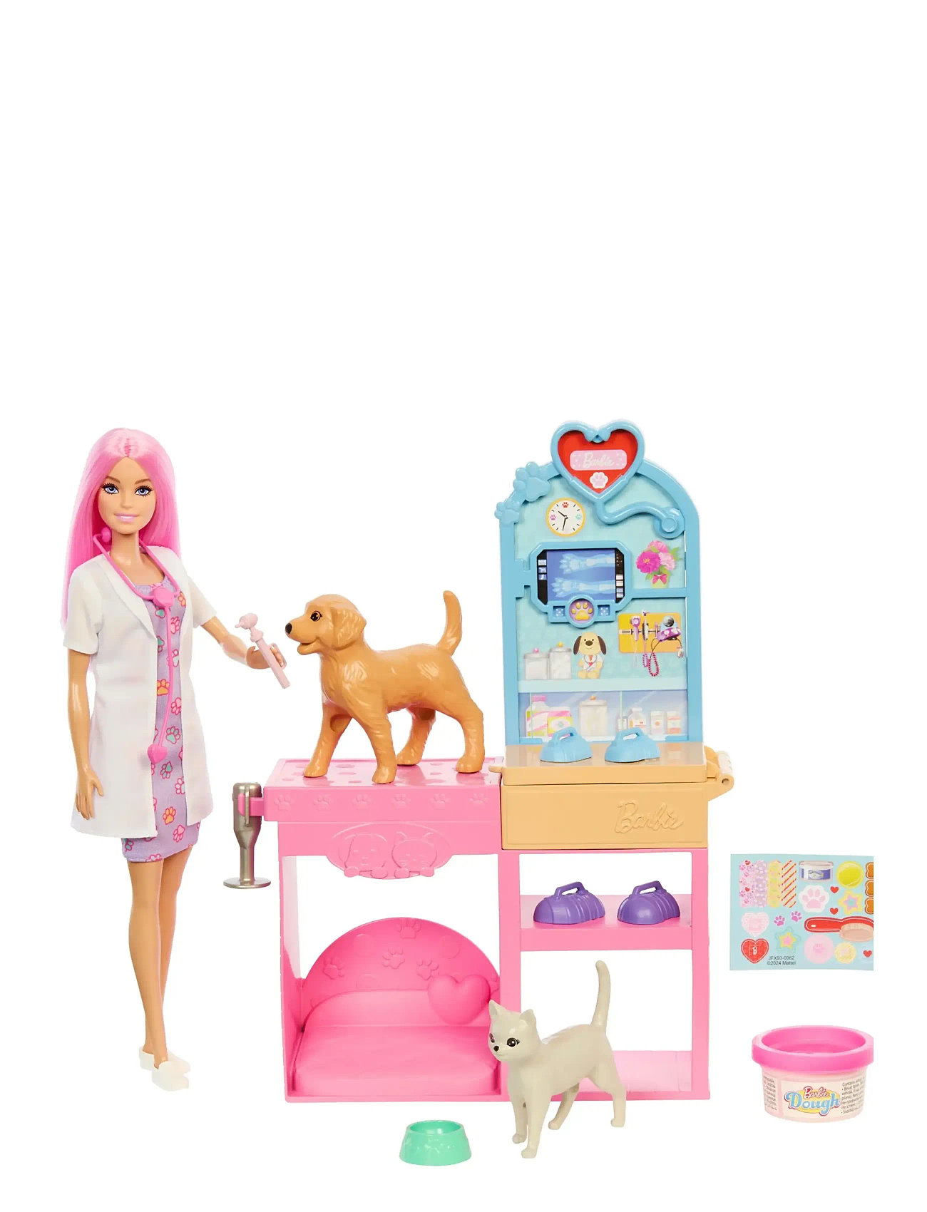 Barbie Barbie Career Pet Vet Playset, One Size, Multi/patterned, Dukker Og Tilbehør > Dukker Accessories, Børn