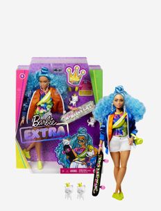 Barbie® Extra Doll - Blue Curly Hair - dockor - multi color