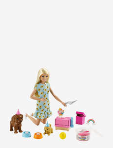 Barbie® Puppy Party - Blonde - dockor - multi color