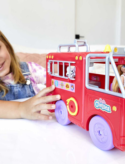 Barbie Chelsea Fire Truck Vehicle - Dockor - Boozt.com