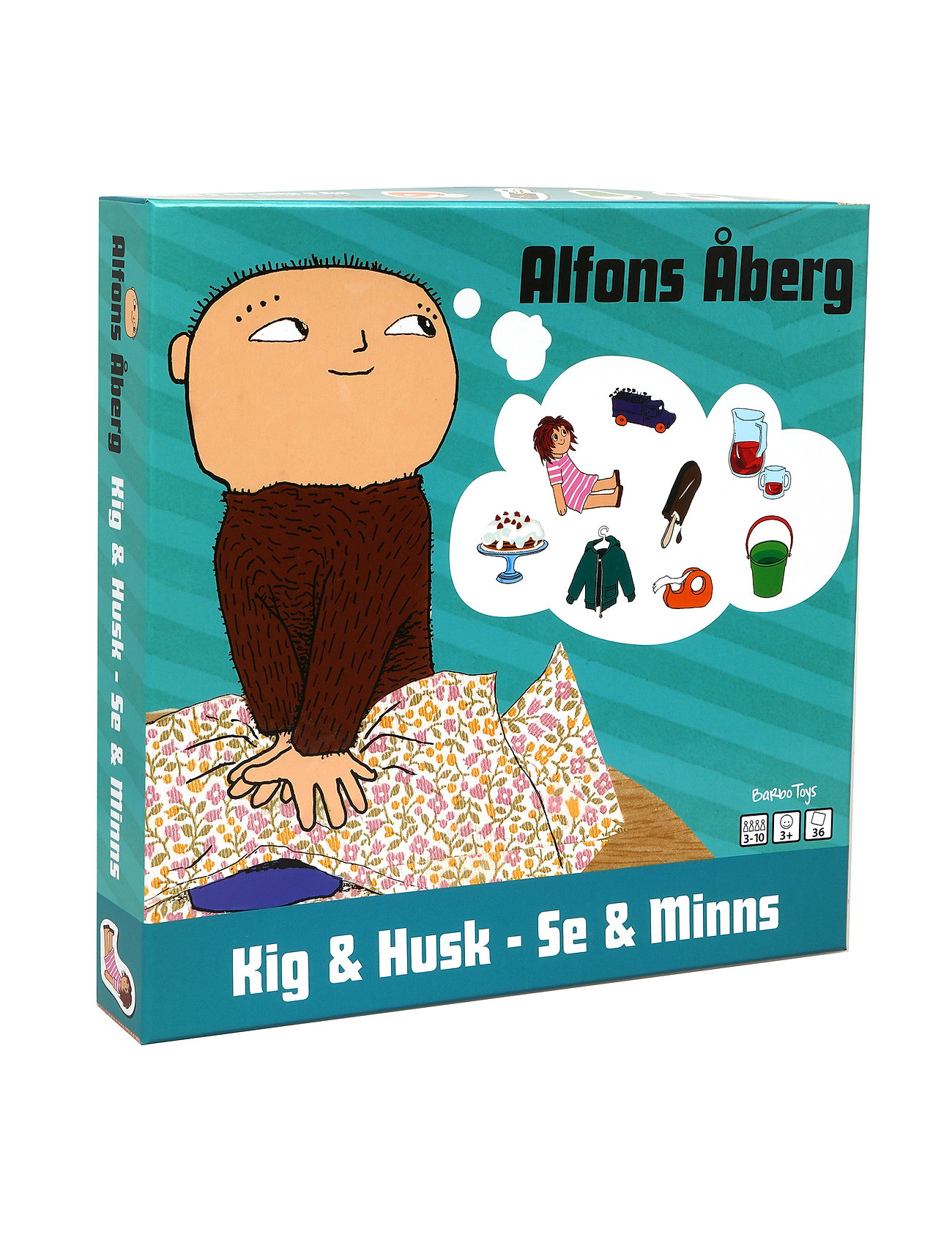 Alfons Åberg - Look And Remember  Toys Puzzles And Games Games Educational Games Multi/patterned Alfons Åberg