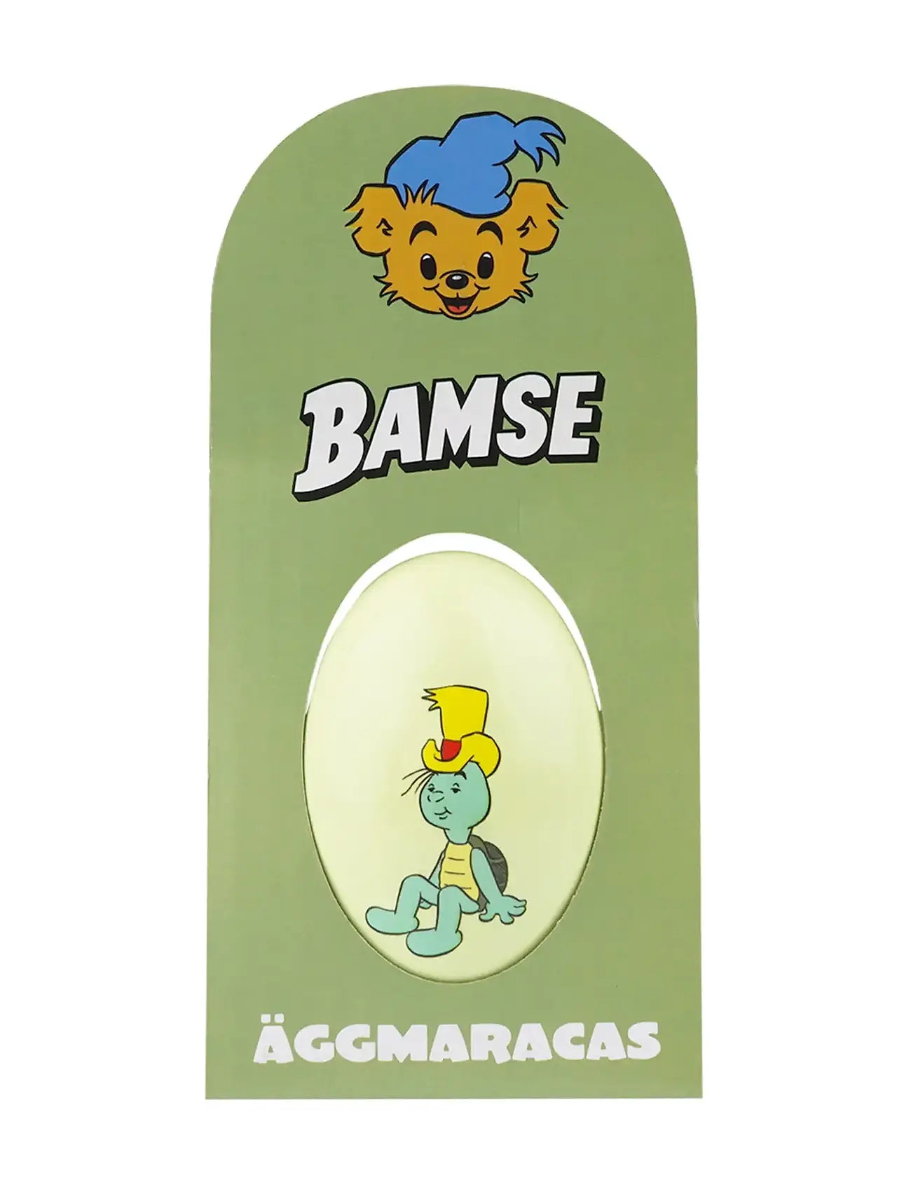 Bamse Bamse Egg Shaker - Green, One Size, Green, Legetøj > Musical Instruments, Børn