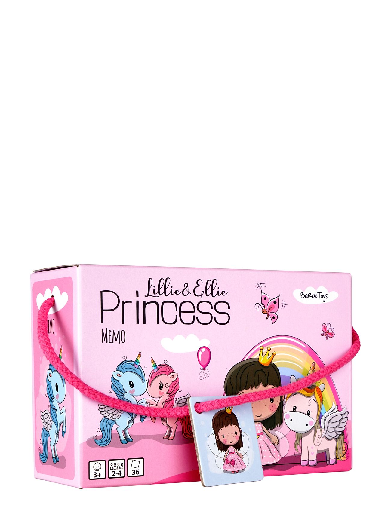 Lillie And Ellie - Princess Memo Int Toys Puzzles And Games Games Memory Multi/patterned Barbo Toys