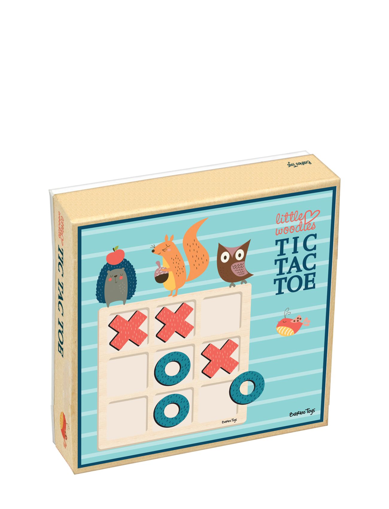 Little Woodies - Tic Tac Toe Toys Puzzles And Games Games Tic Tac Toe Multi/patterned Barbo Toys