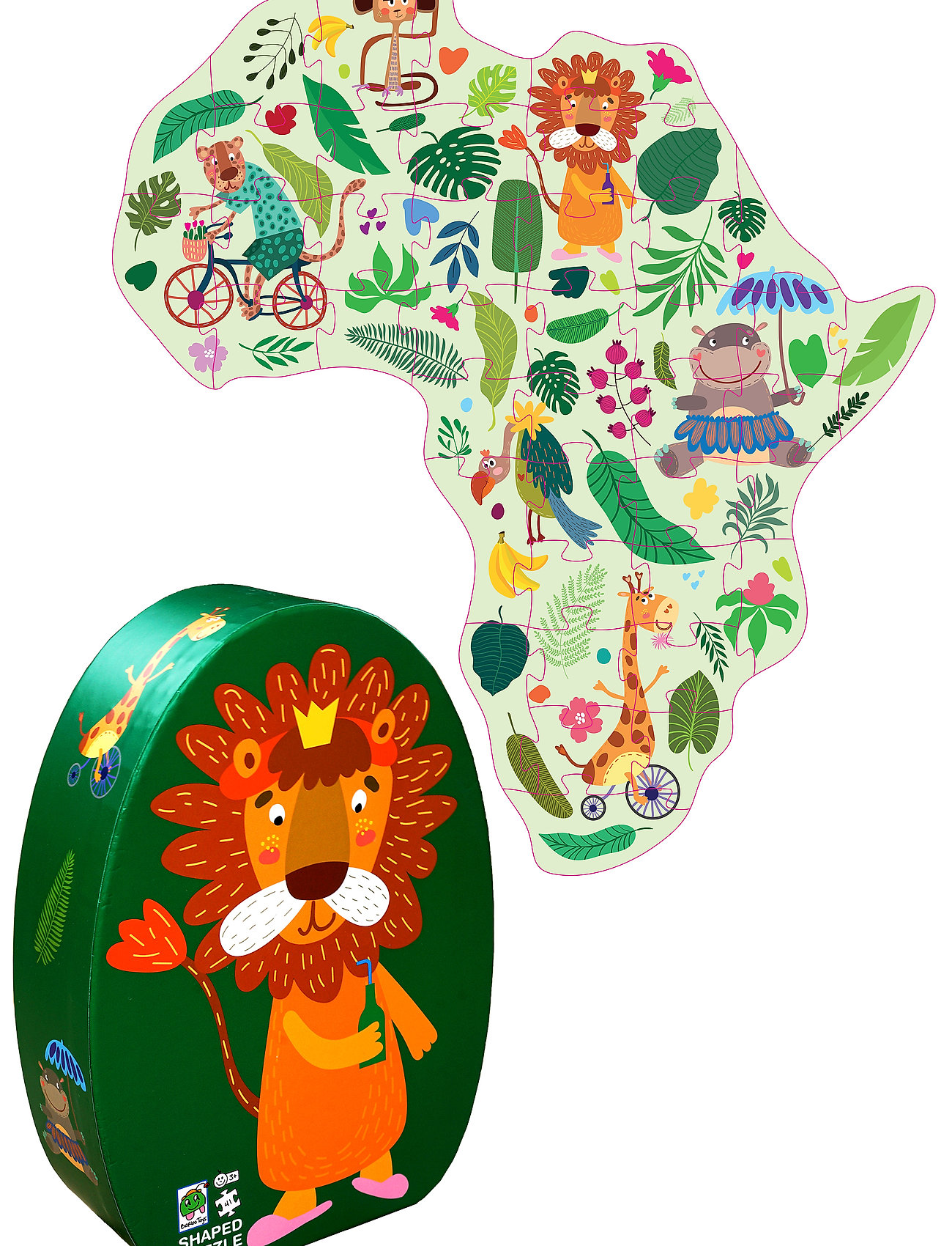 Deco Puzzle Lion Patterned Barbo Toys