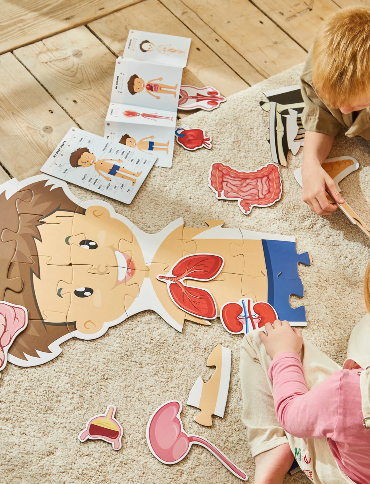 Barbo Legetøj Body Puzzle - Boy, One Size, Multi/patterned, Spil > Pædagogiske Spil, Børn