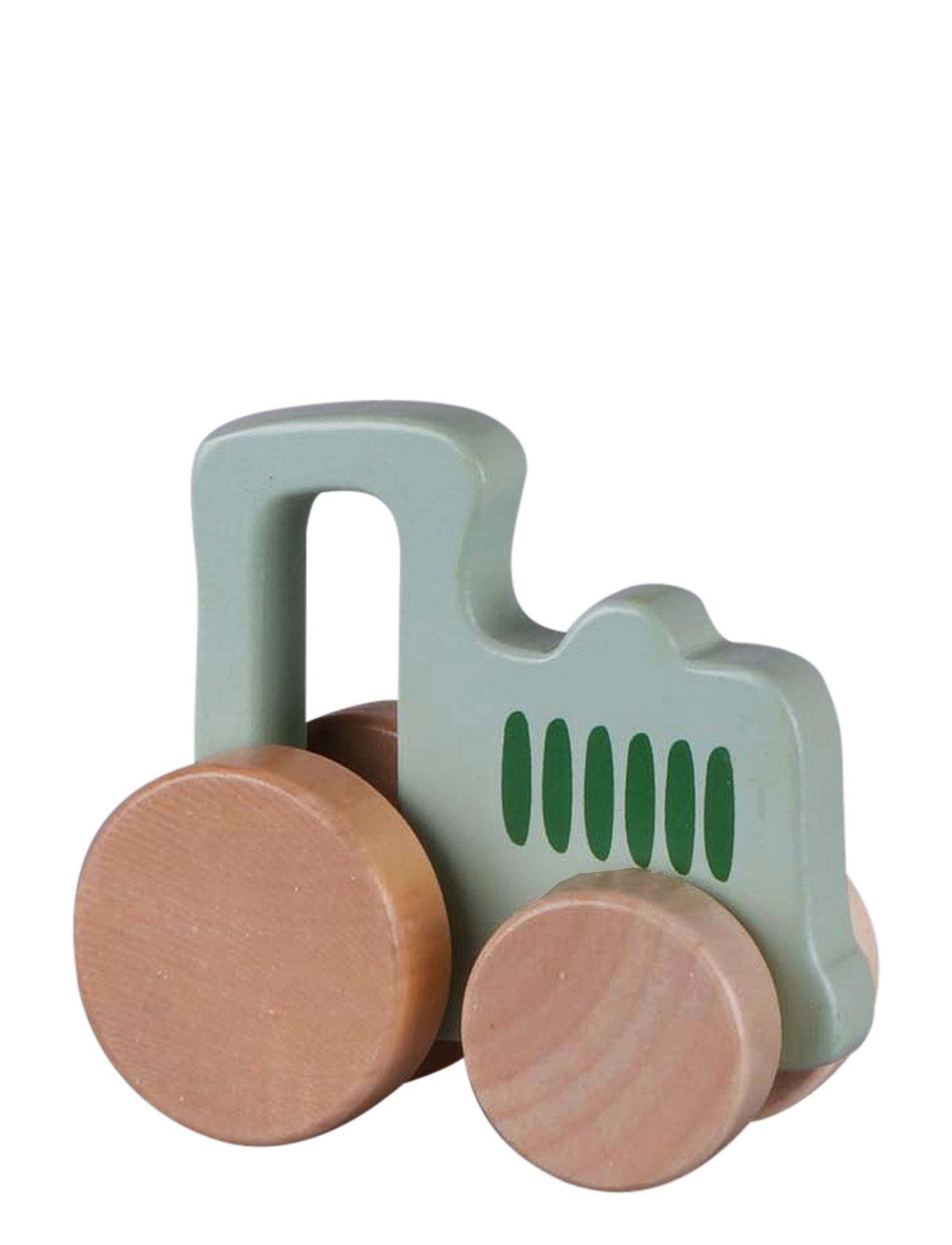 Small Wooden Car - Green Toys Toy Cars & Vehicles Toy Vehicles Tractors Multi/patterned Barbo Toys