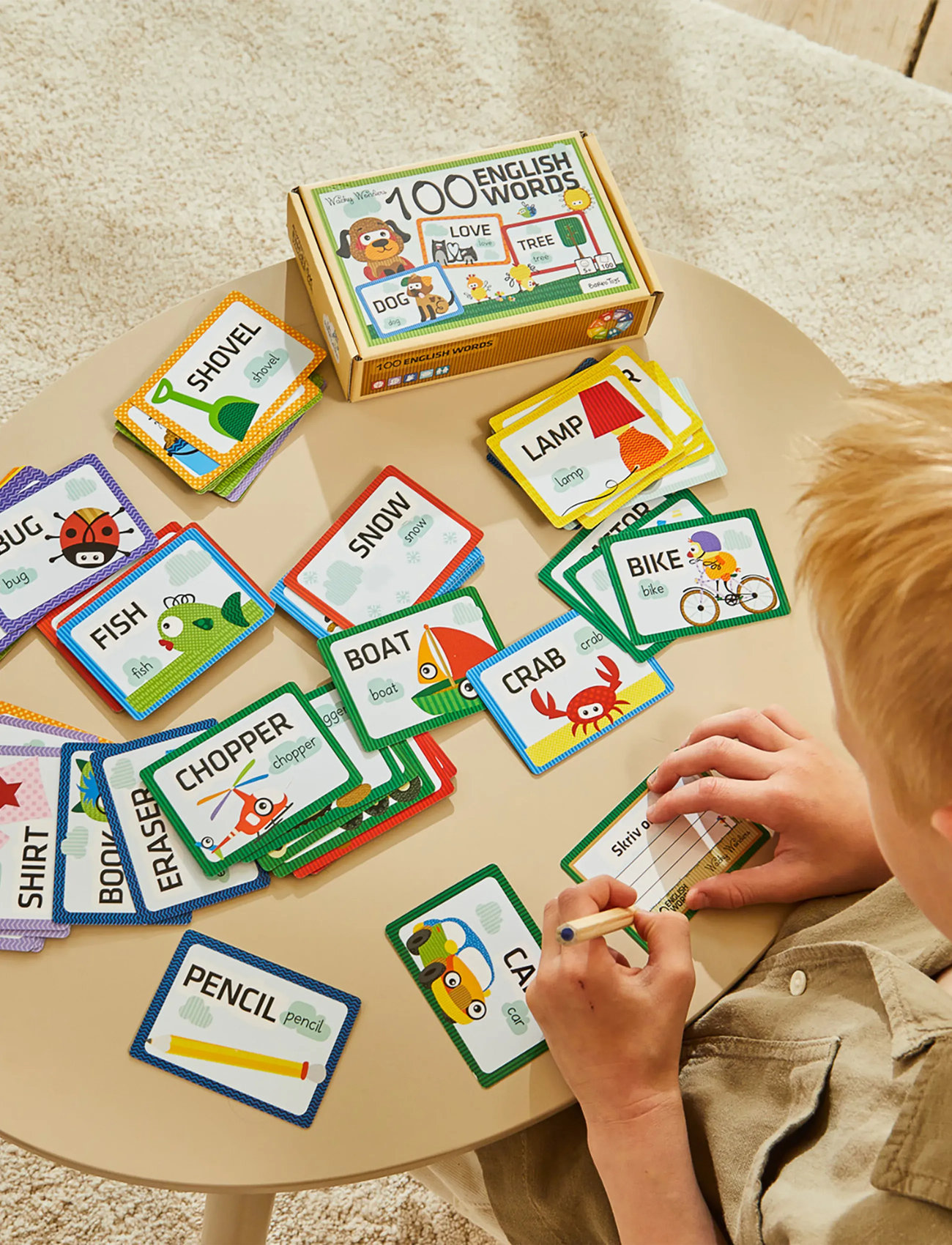 Barbo Legetøj Wacky Wonders - Learn 100 English Words, One Size, Multi/patterned, Spil > Kortspil, Børn