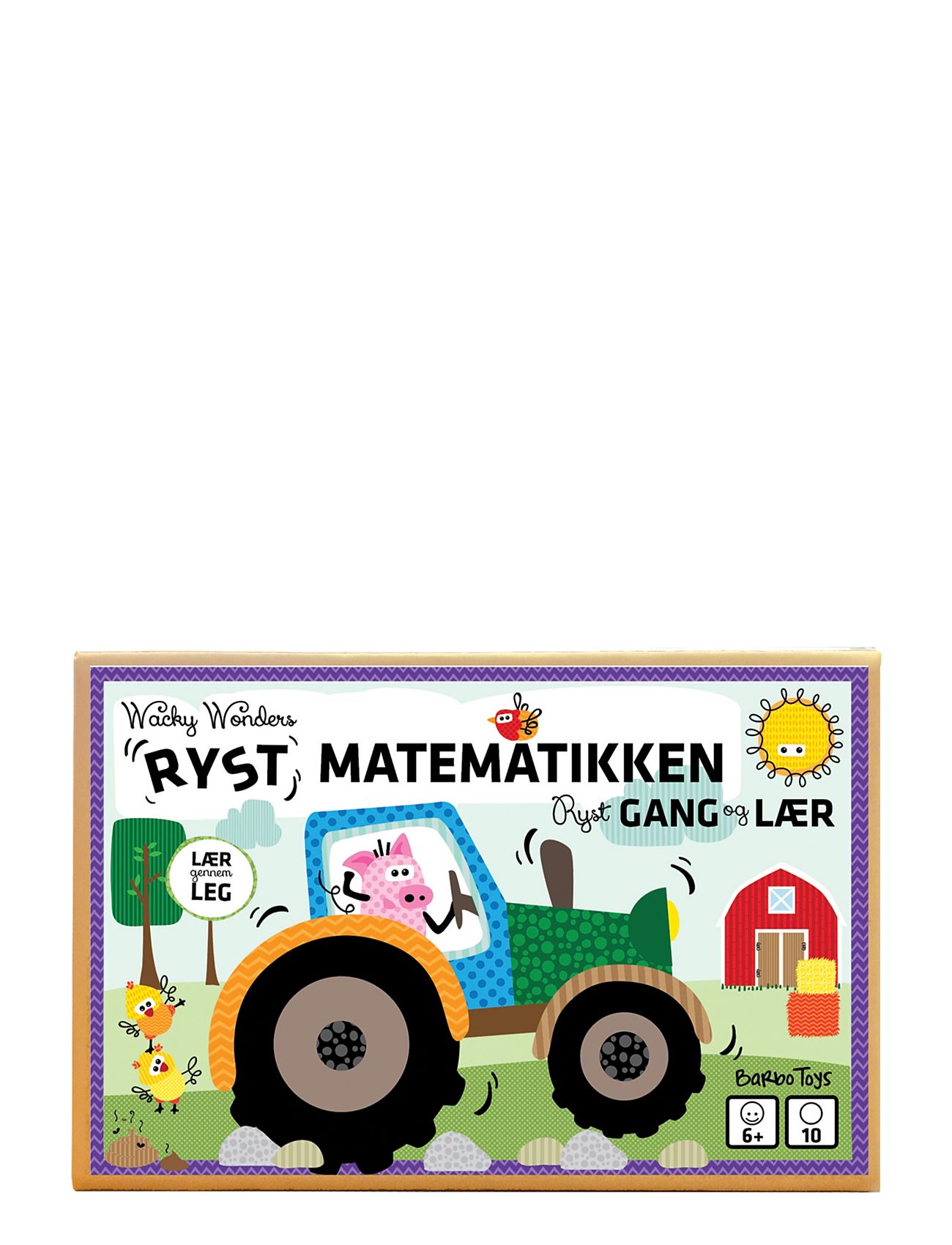 Wacky Wonders - Ryst Matematikken Toys Puzzles And Games Games Educational Games Multi/patterned Barbo Toys