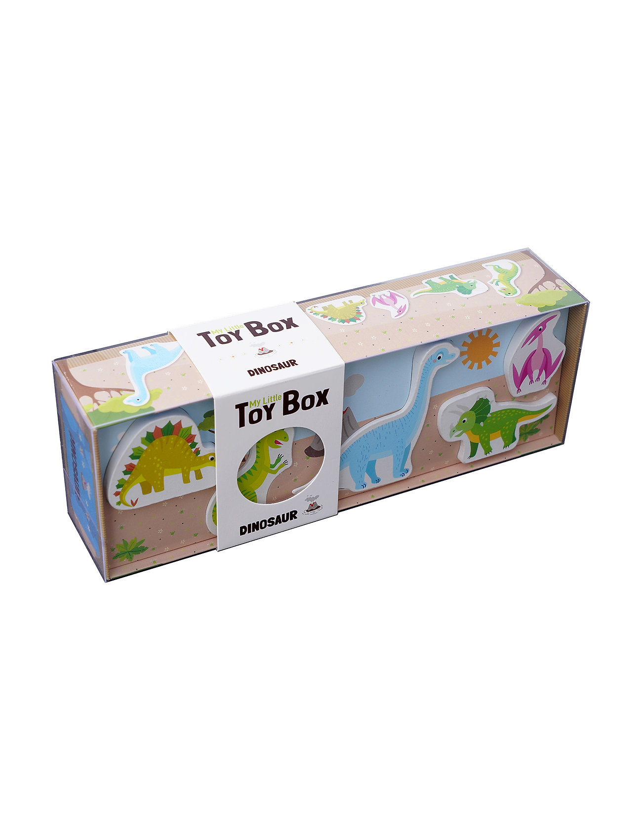 My Little Toy Box - Dino Toys Playsets & Action Figures Wooden Figures Multi/patterned Barbo Toys