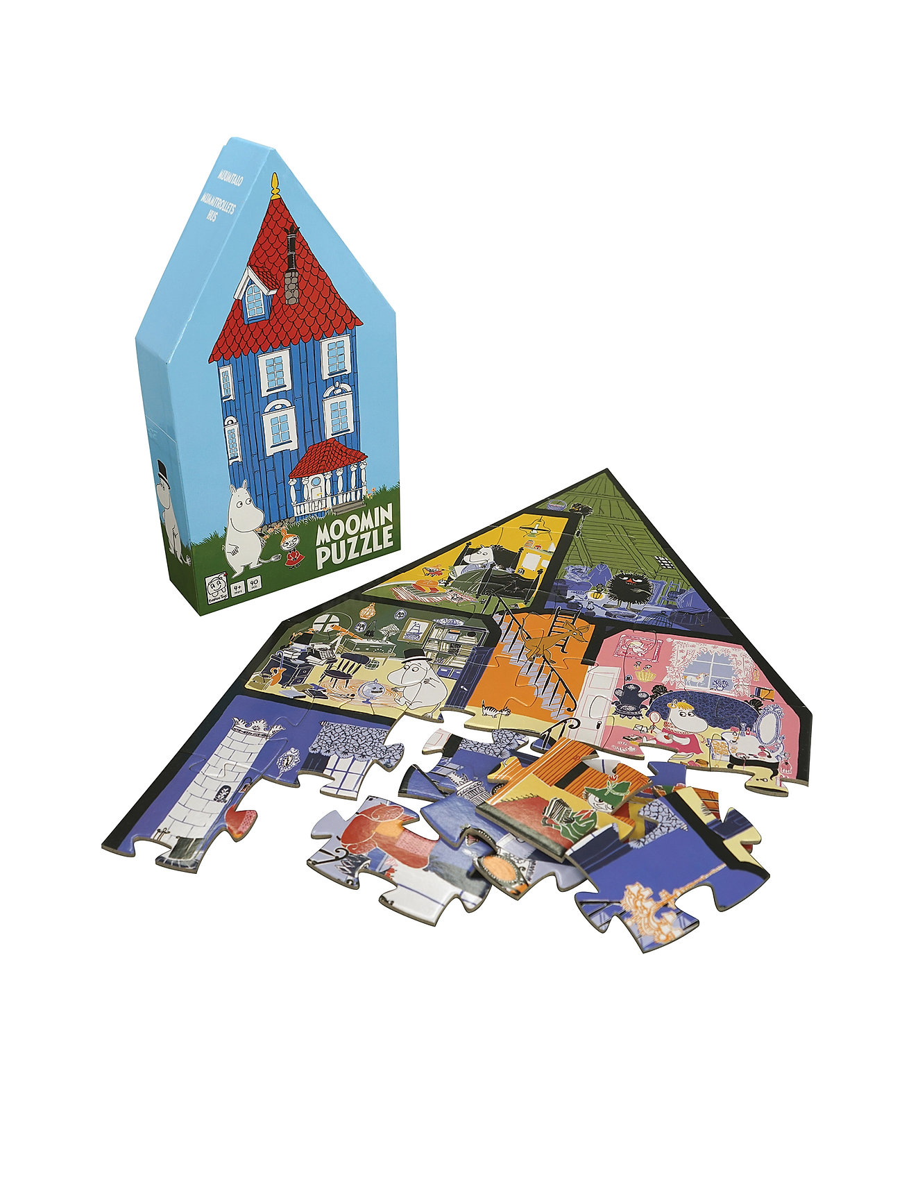 BARBO Spielzeug Moomin House Deco Puzzle Patterned - One Size - Kinder