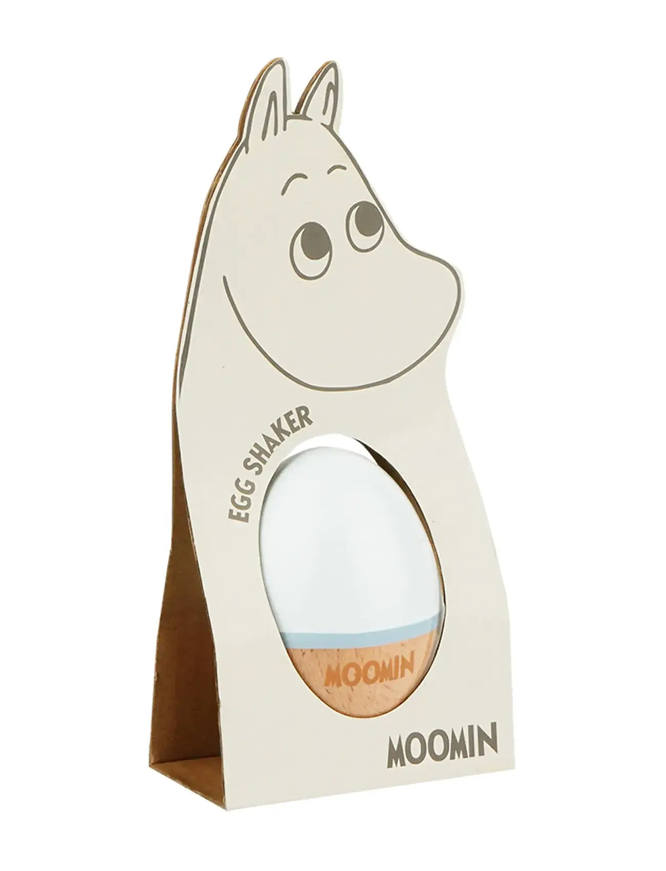 BARBO Spielzeug Moomin Egg Shaker - Blau Beige - One Size - Kinder
