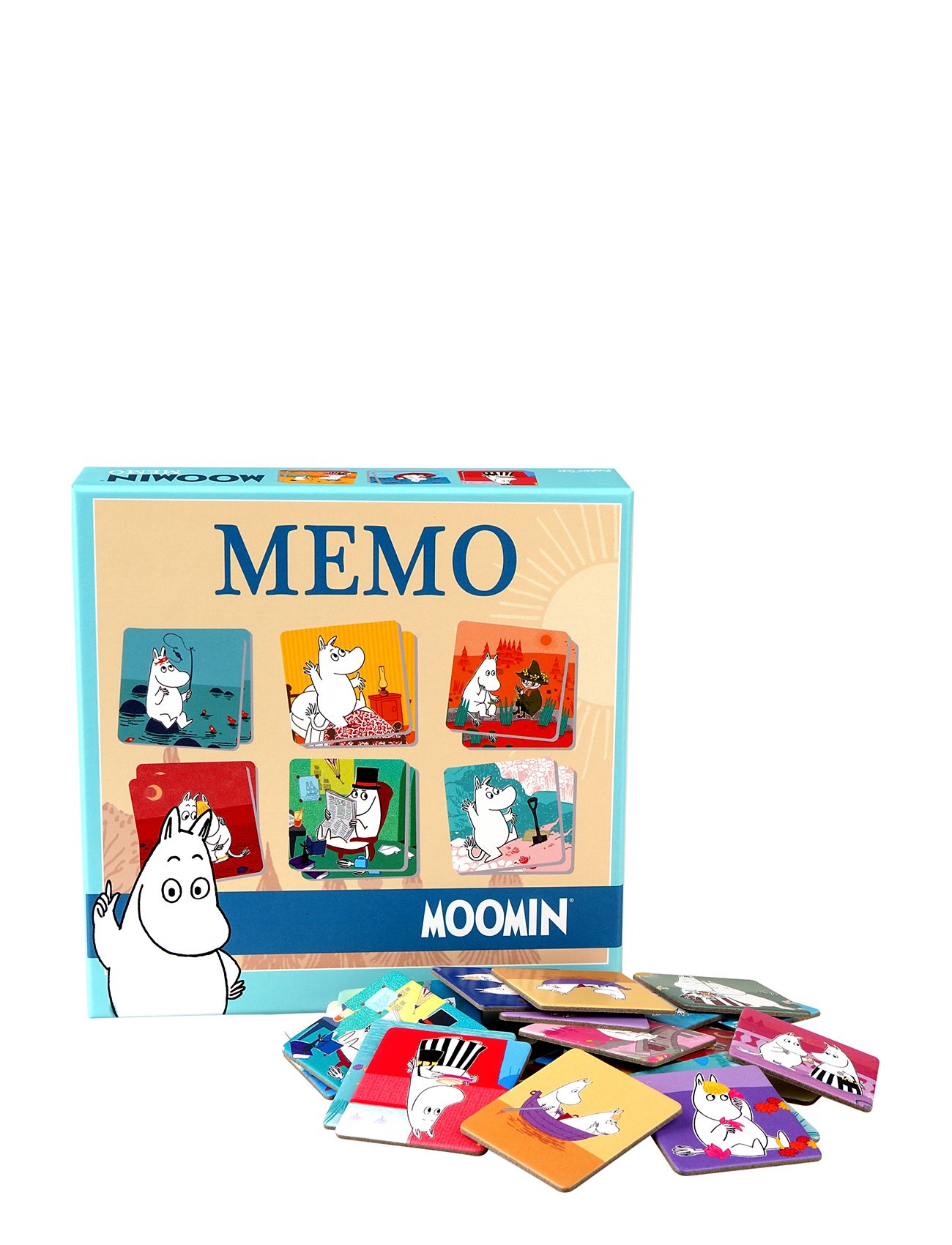 Moomin Art Memo Game Toys Puzzles And Games Games Memory Multi/patterned MUMIN