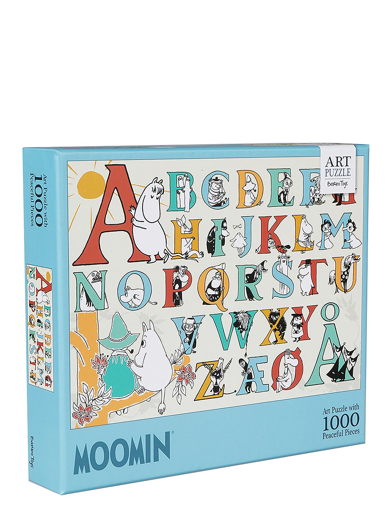Mumutrolden Abc Puslespil 1000 Brikker Toys Puzzles And Games Puzzles Pedagogical Puzzles Multi/patterned MUMIN