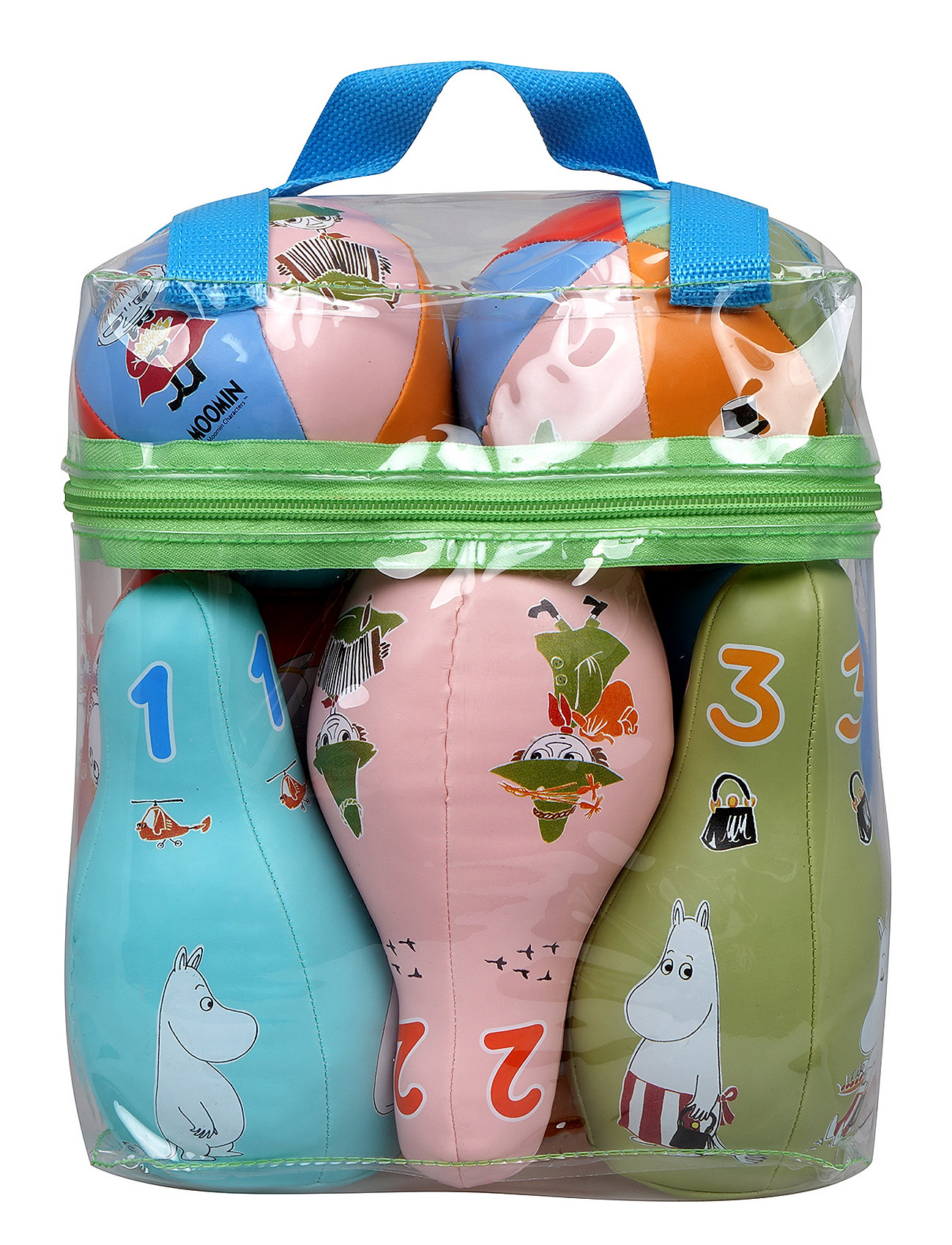 Mumutrolden Soft Bowlingsæt Toys Puzzles And Games Games Active Games Multi/patterned MUMIN