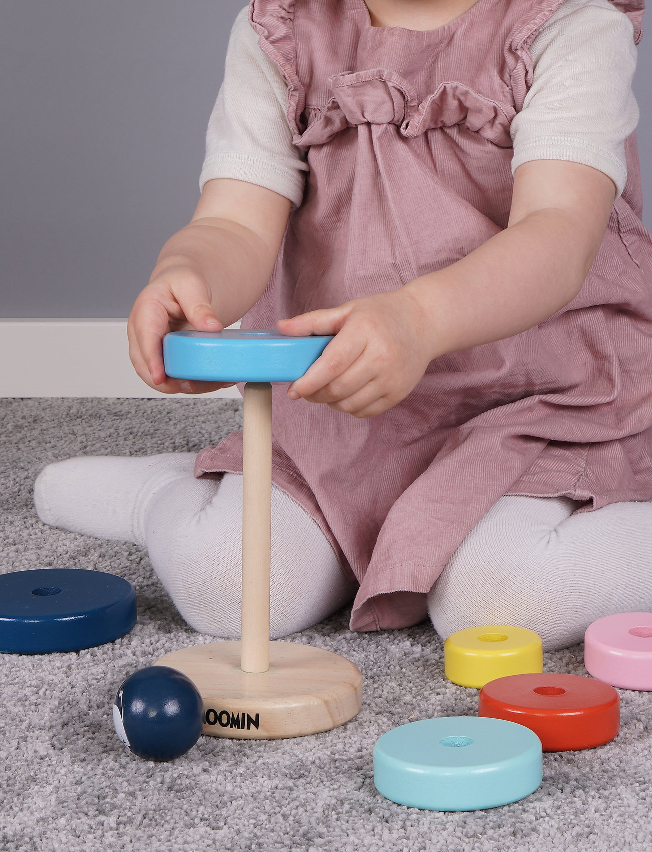 MUMIN Moomin Stacking Rings, One Size, Multi/patterned, Educational Legetøj > Stackable Blocks, Børn