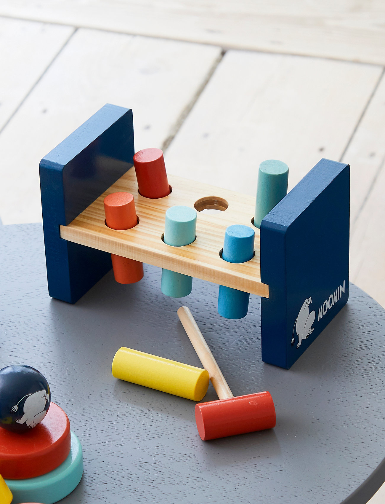 MUMIN Moomin Hammerbench, One Size, Multi/patterned, Educational Legetøj > Hammer Bench Toy, Børn