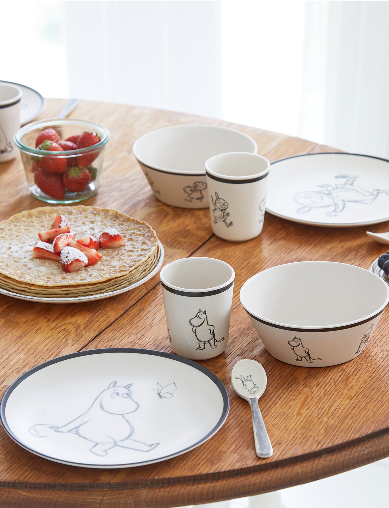 MUMIN Moomin Tableware 5 Pcs Set (OTO7353) - Serveringsset