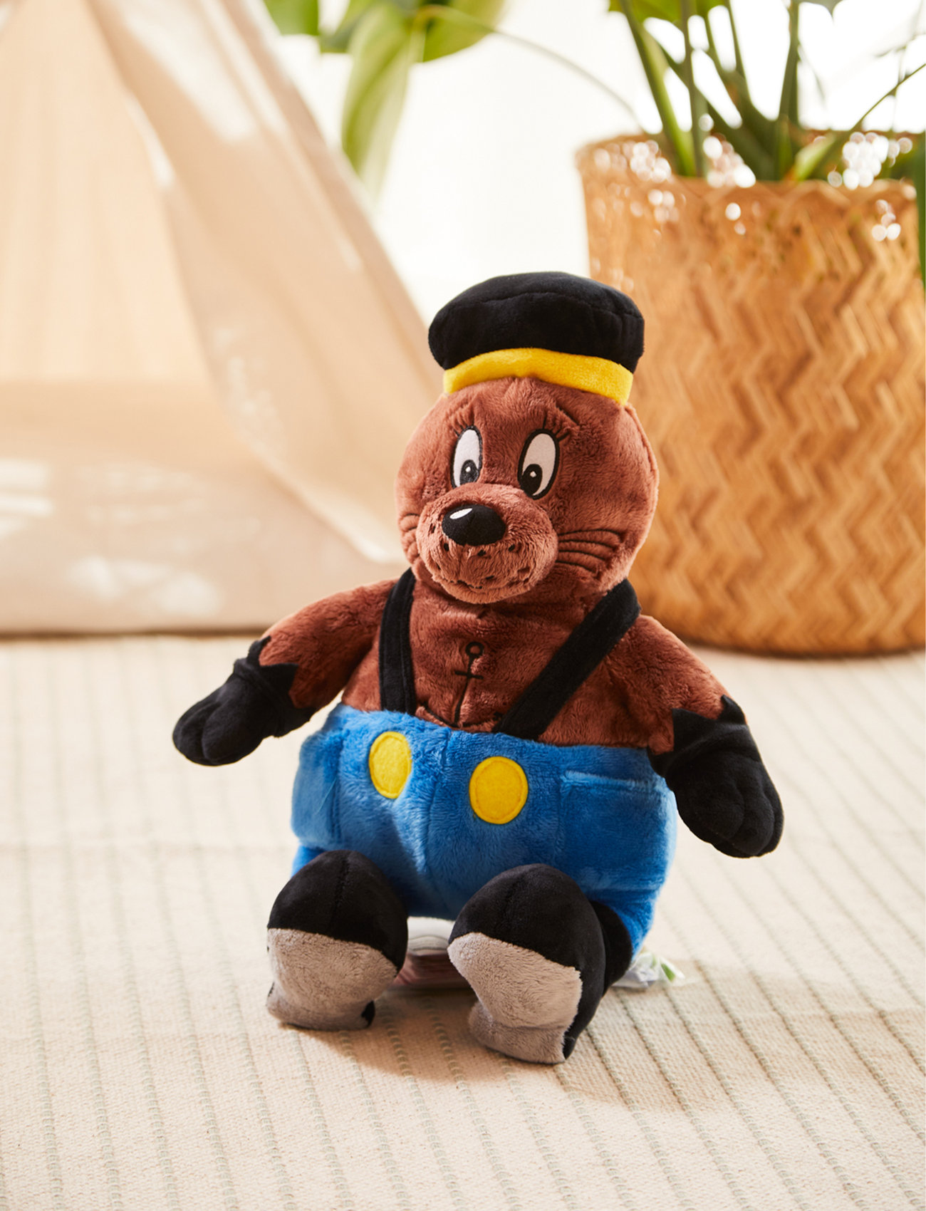 Rasmus Klump Rasmus Klump - Skæg Plush - 35 cm, 35 cm, Multi/patterned, Soft Legetøj > Stuffed Animals, Børn