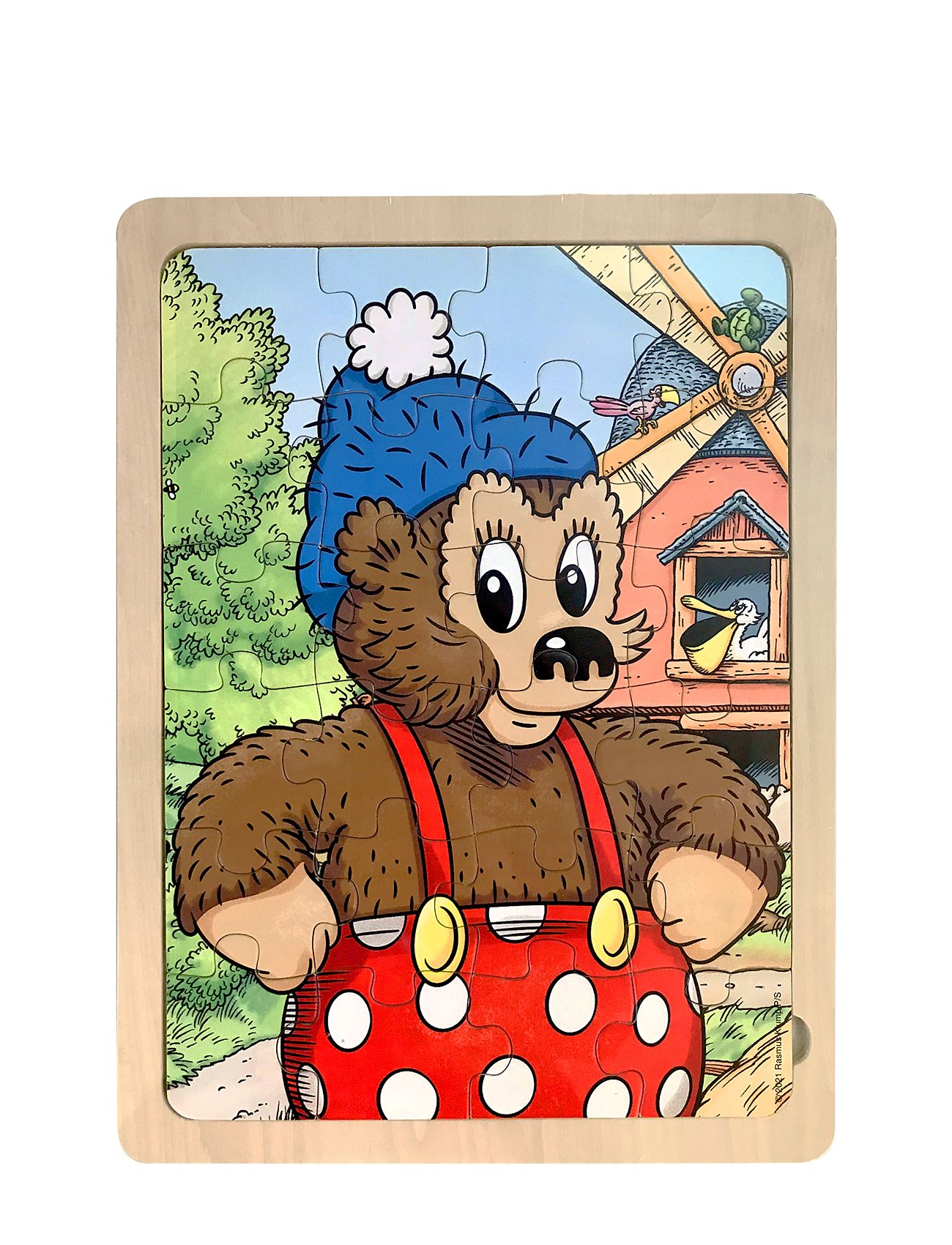 BARBO Spielzeug Rasmus Klump - Wooden Puzzles Patterned - One Size - Kinder