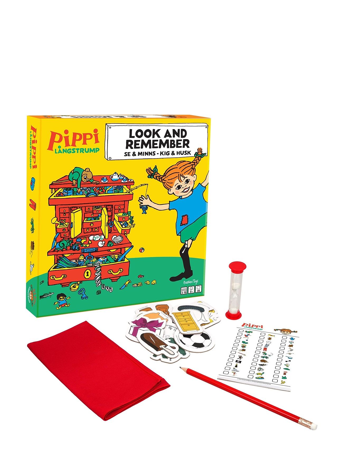 Pippi Kig & Husk Toys Puzzles And Games Games Active Games Multi/patterned Pippi Langstrømpe