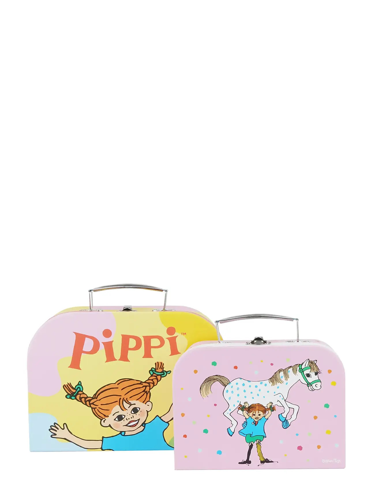 Pippi Langstrømpe Pippi - 2Pcs Suitcases Set, One Size, Multi/patterned, Tasker > Totes & Small Bags, Børn