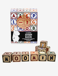 Moomin Wooden Alphabet Blocks - byggklossar - multiple color
