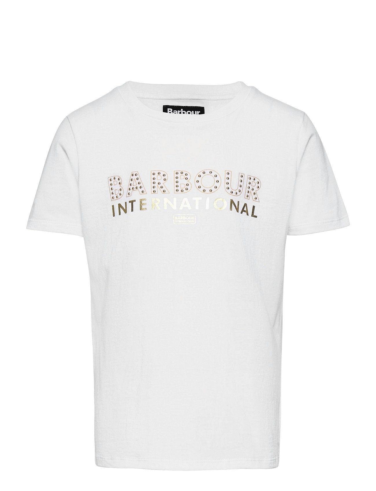 B.Intl Drifting Tee T-shirts Short-sleeved Valkoinen Barbour