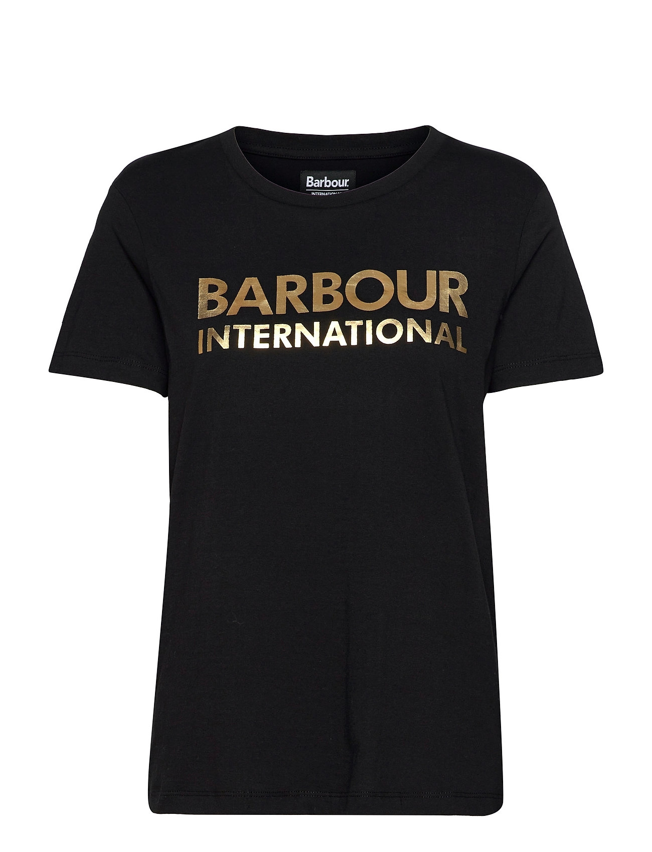 B.Intl Galvez Tee T-shirts & Tops Short-sleeved Musta Barbour