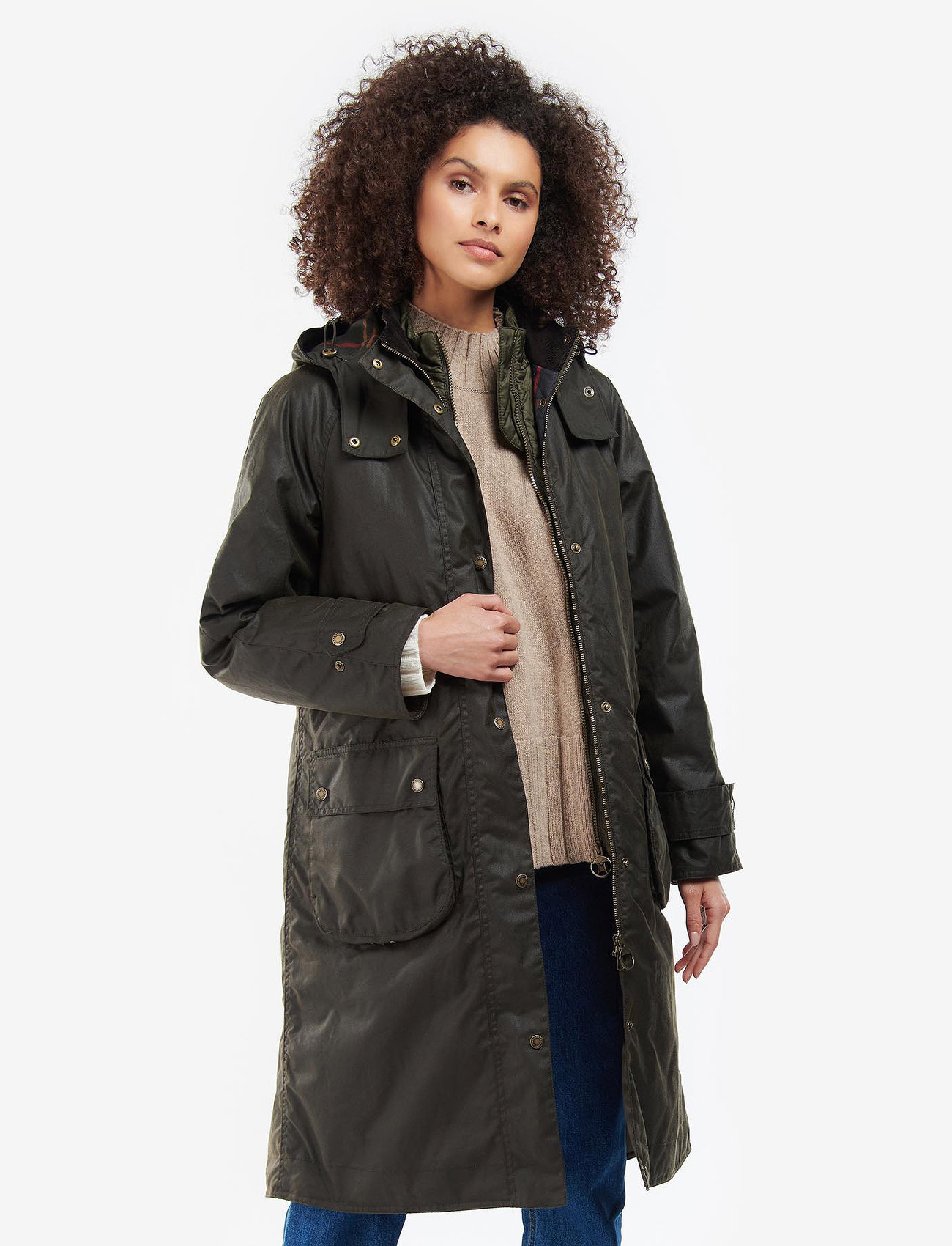 Long barbour wax coat online