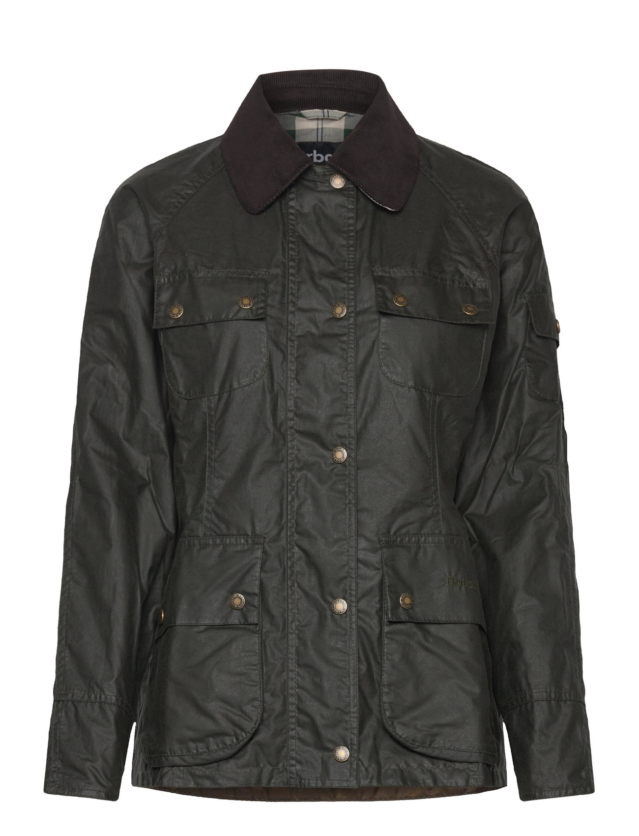 Barbour Barbour Arlo Utility Wax Jacket Khaki Green