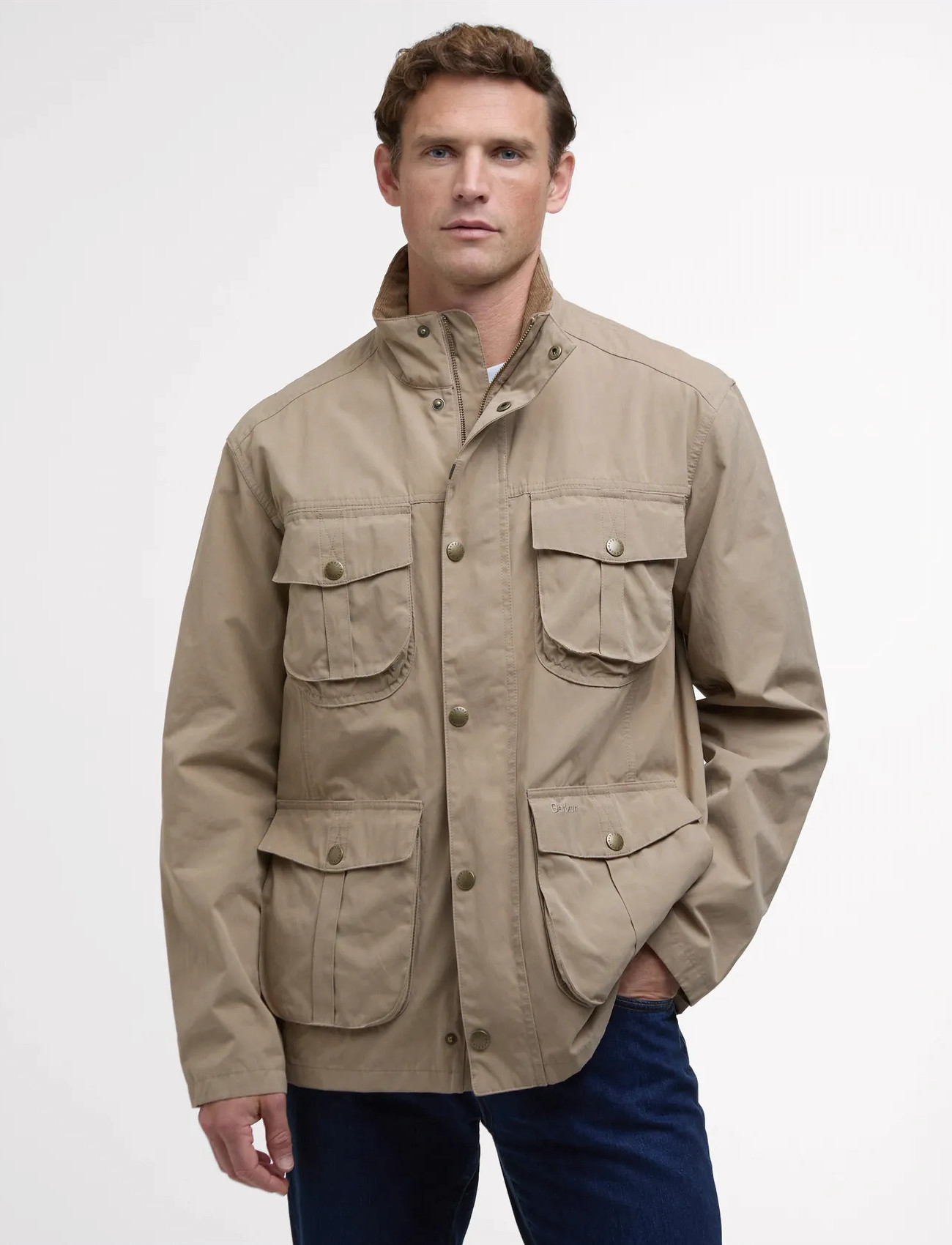 Barbour Barbour Sanderling Cas, S, Beige, Jakker > Lette Jakker, Herre