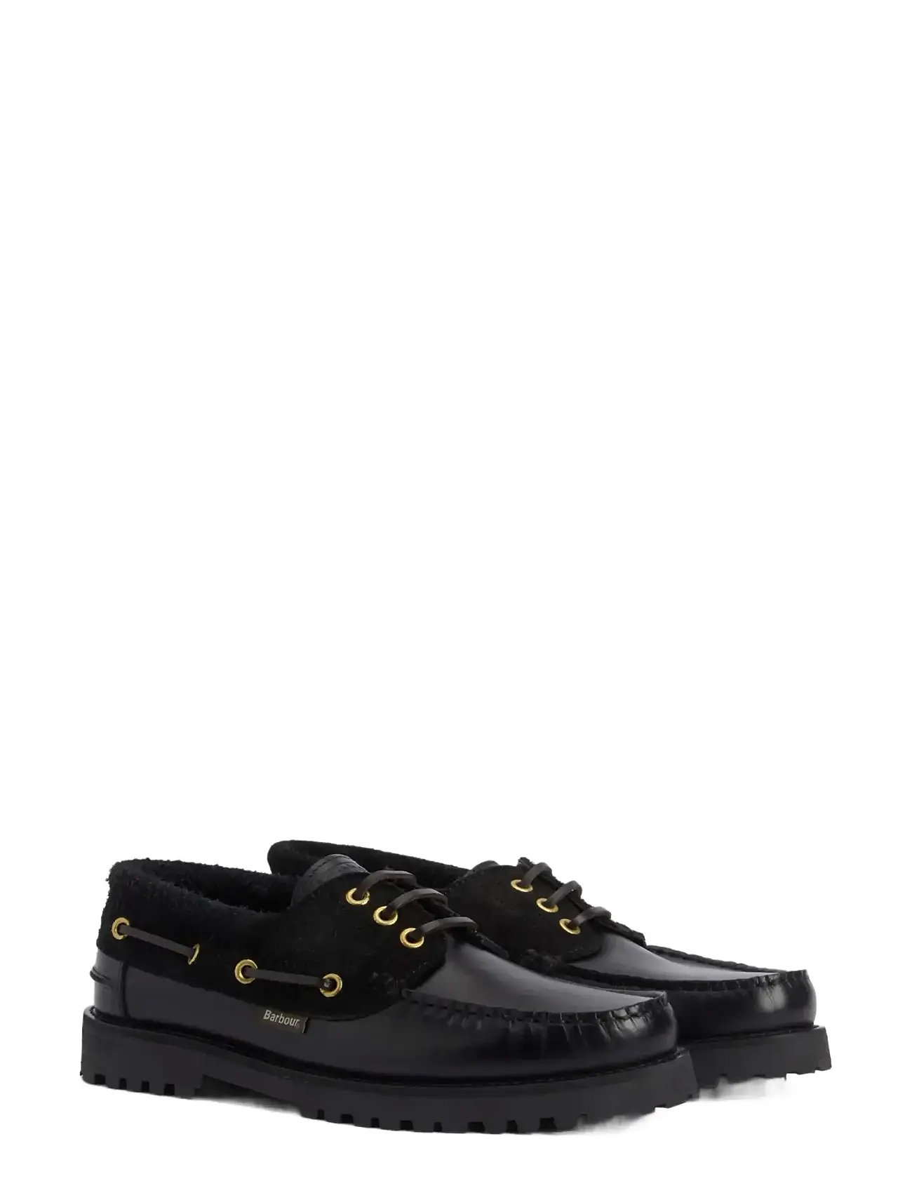 Barbour Deck Boat Shoe, 43, Black, Sko - Sko, Herre