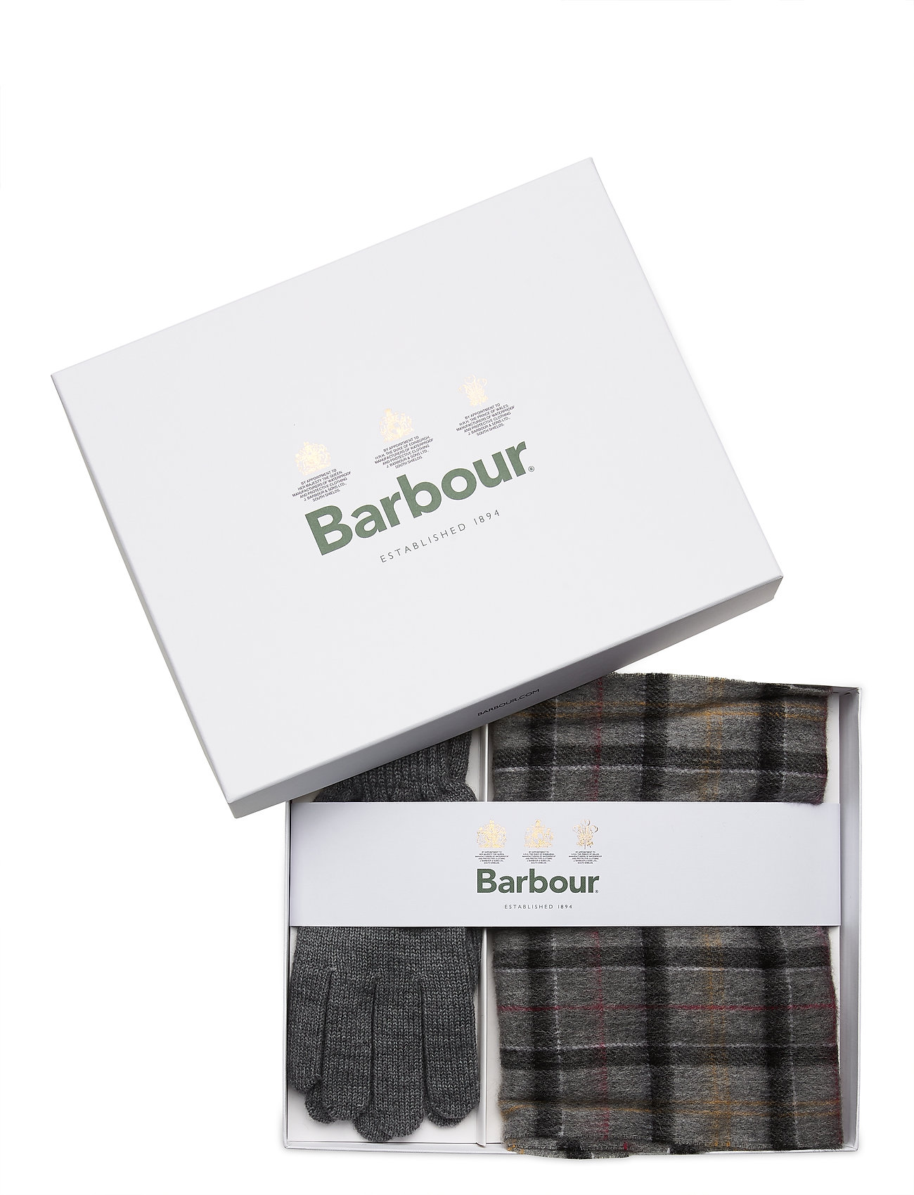 Barbour Tartan Scarf & Glove Gift Set Hanskat Käsineet Monivärinen/Kuvioitu Barbour