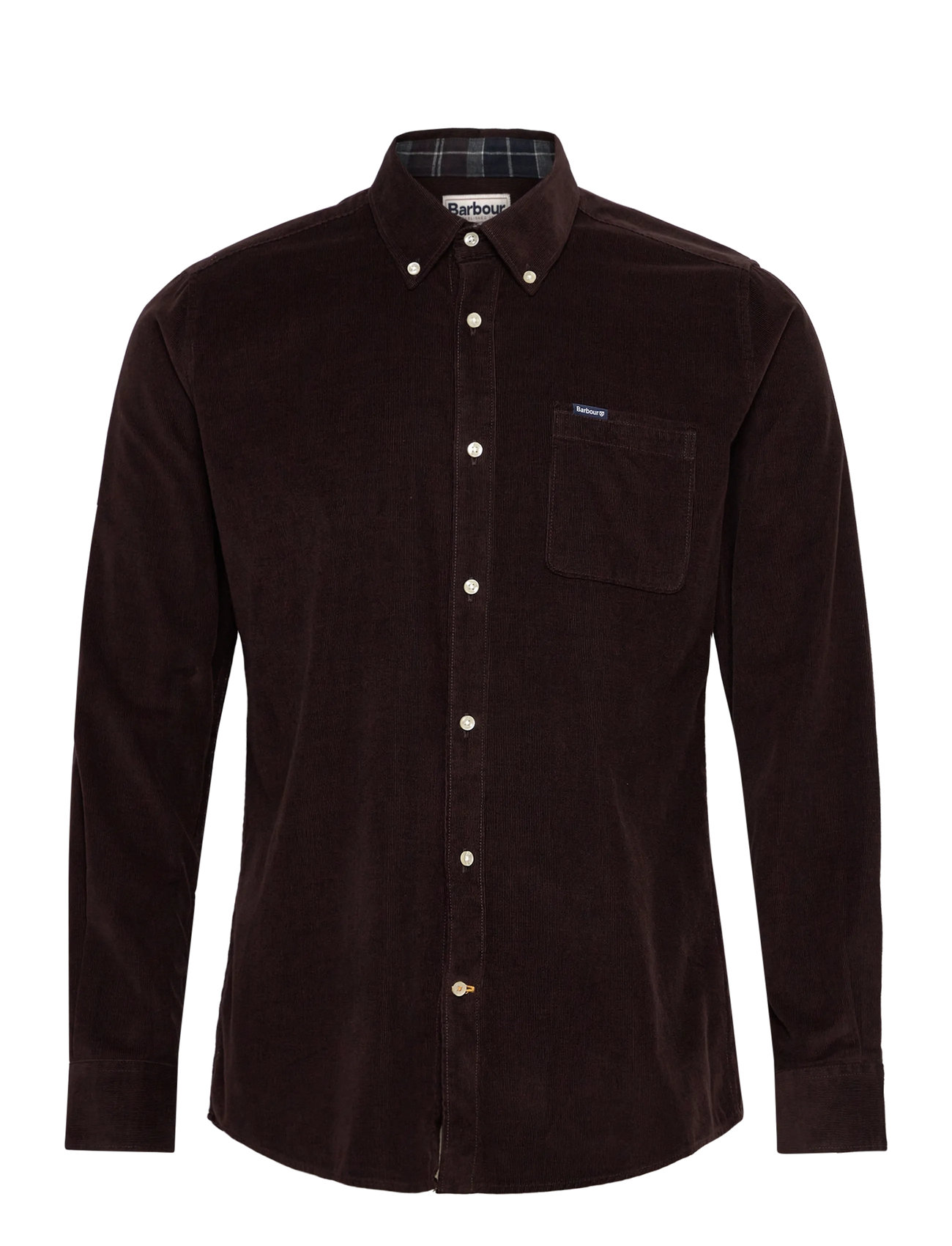 Barbour Barbour Ramsey Tailored Cord Shirt, 3XL, Brown, Skjorter > Afslappet, Herre