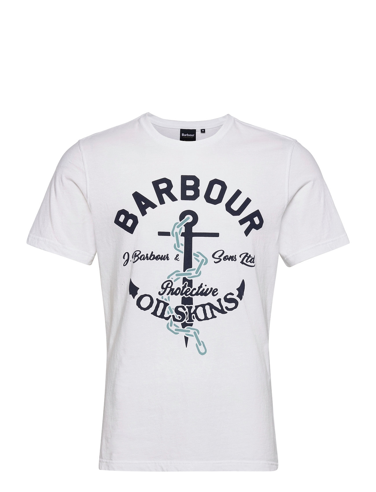 Barbour Amble Tee T-shirts Short-sleeved Valkoinen Barbour