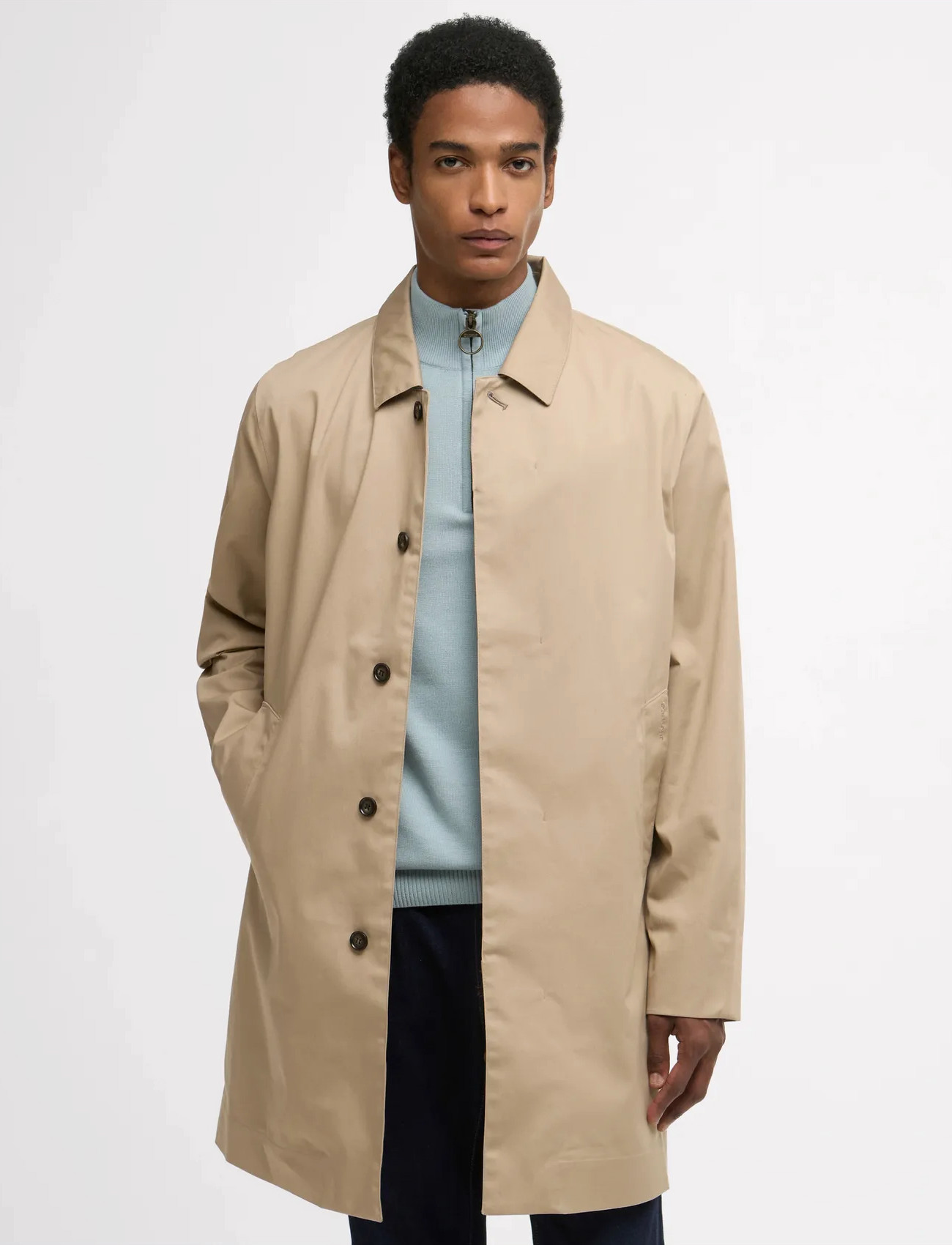 Barbour Barbour Rokig Wproof, S, Beige, Frakker > Lette Frakker, Herre