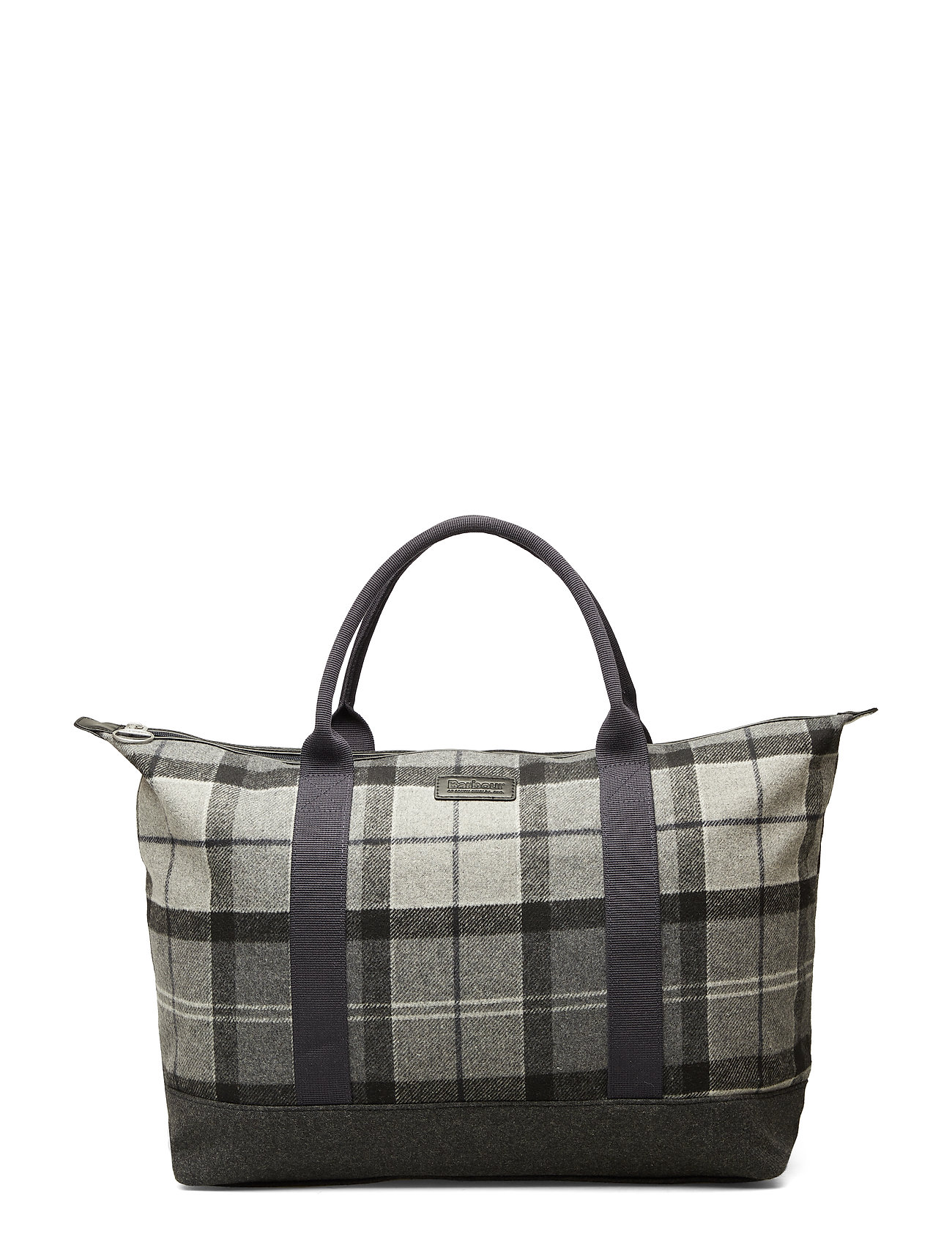 barbour tartan holdall